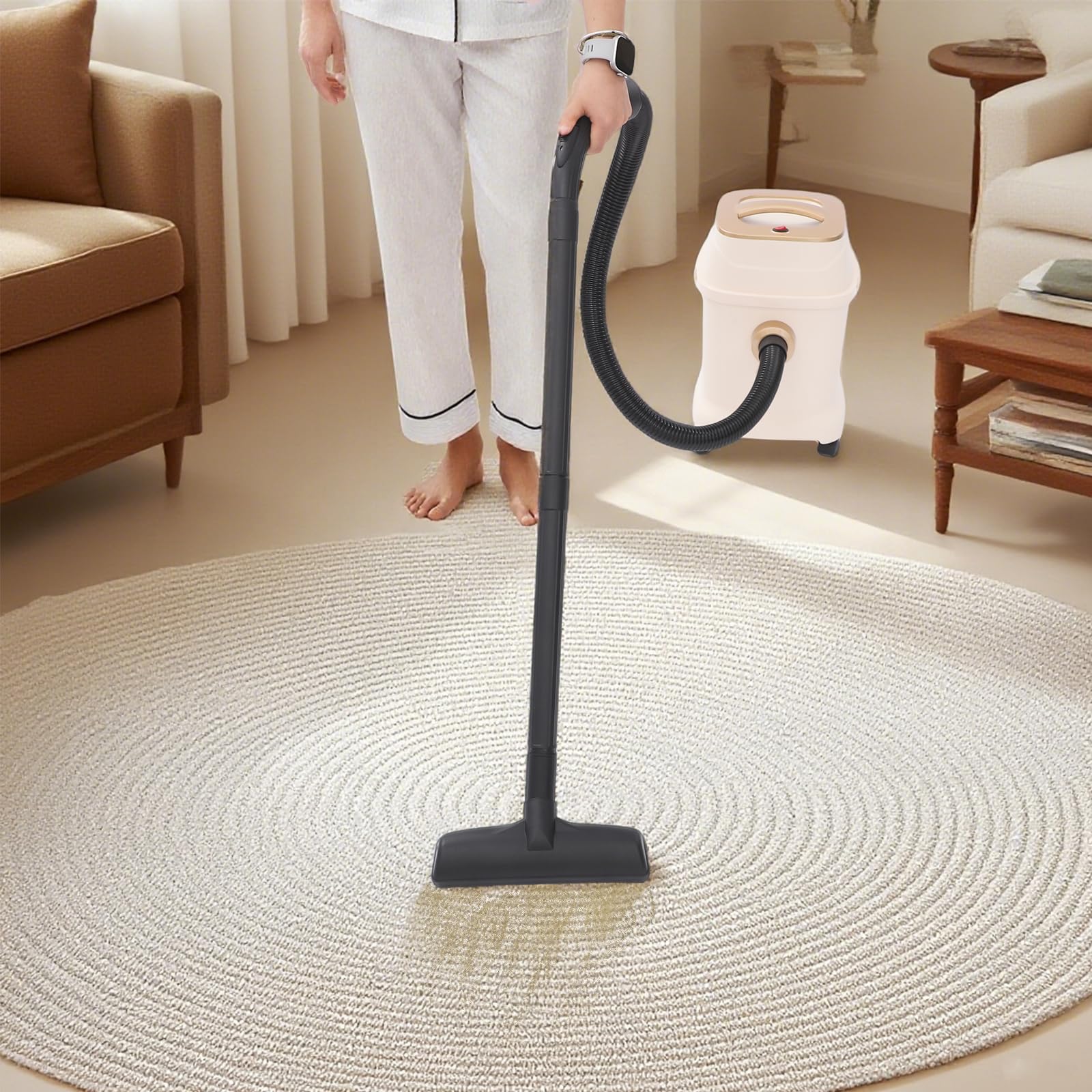 Aspirador de lavado de alfombras de 18 L para alfombras | Limpiador de tapicería, para sofá, limpieza profunda, alfombra, máquina de limpieza de interiores, para mascotas