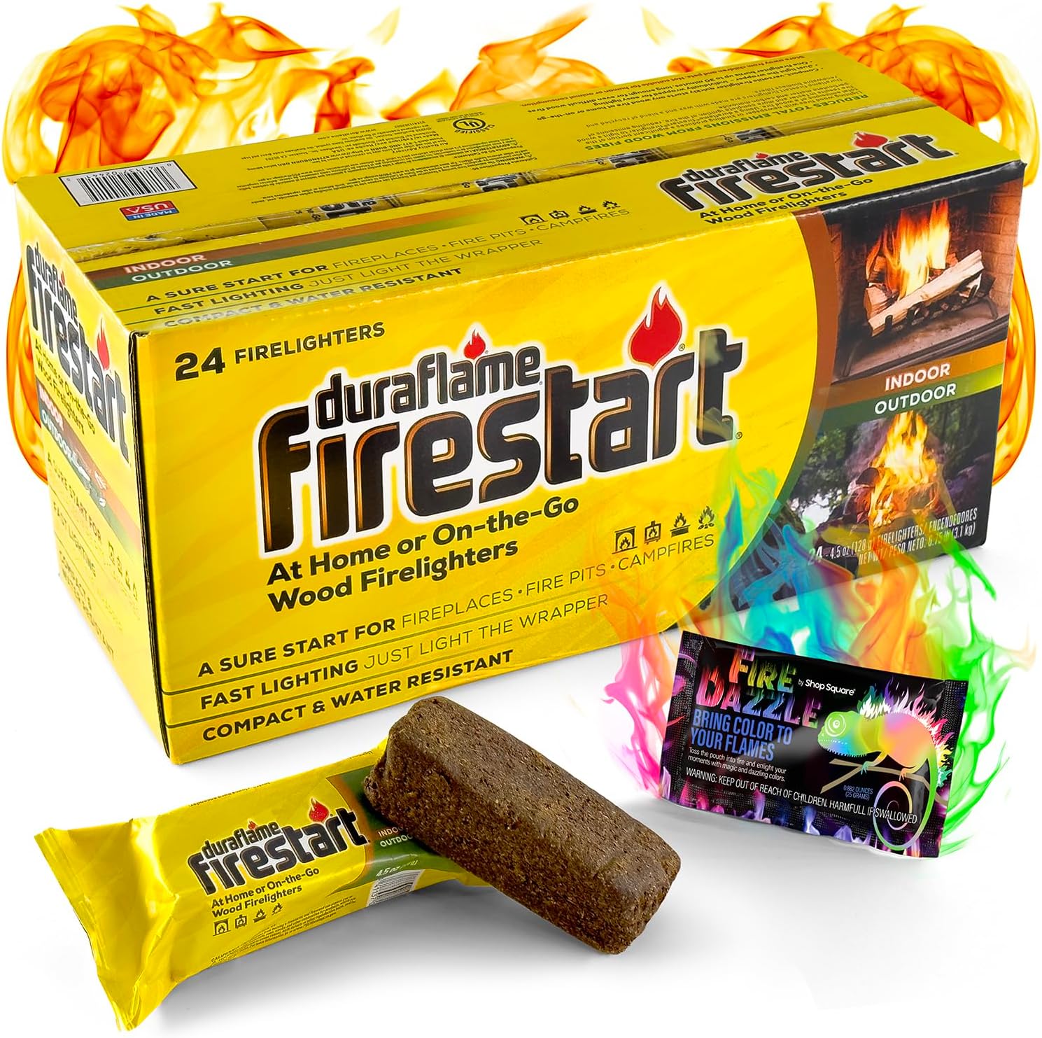 Bangerz Sunz FireStarters Squares 144, Larger and Safer