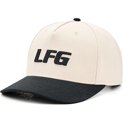 Black Clover LFG Panel 2 Tone Twill Adjustable Hat natural/black
