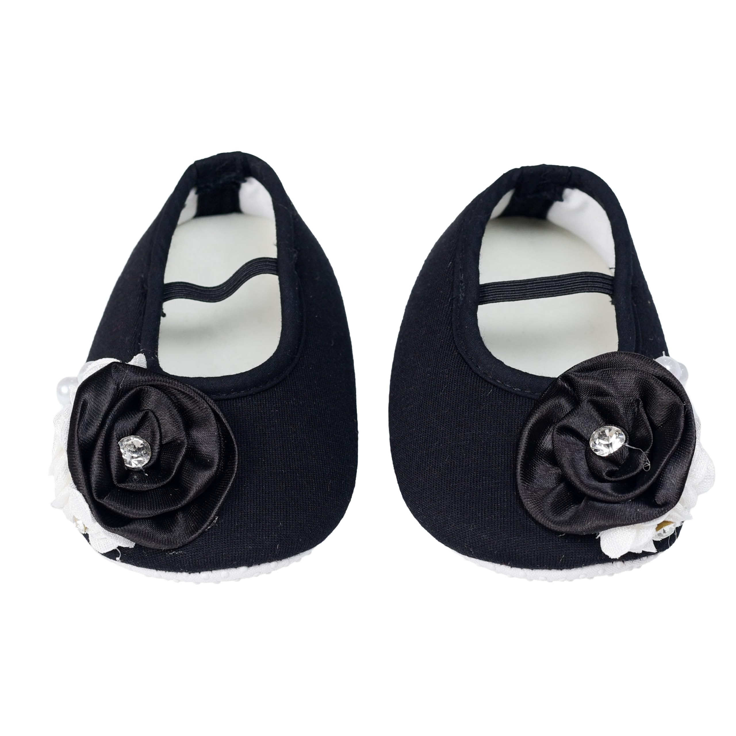 devishi booties embellshied with flowers - black-picture-25