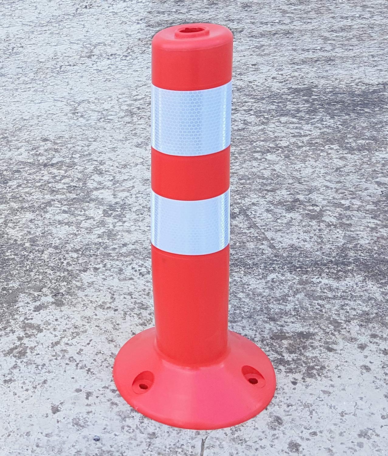 Postes Flexibles Rojo Blanco 45 cm (Paquete de 2)