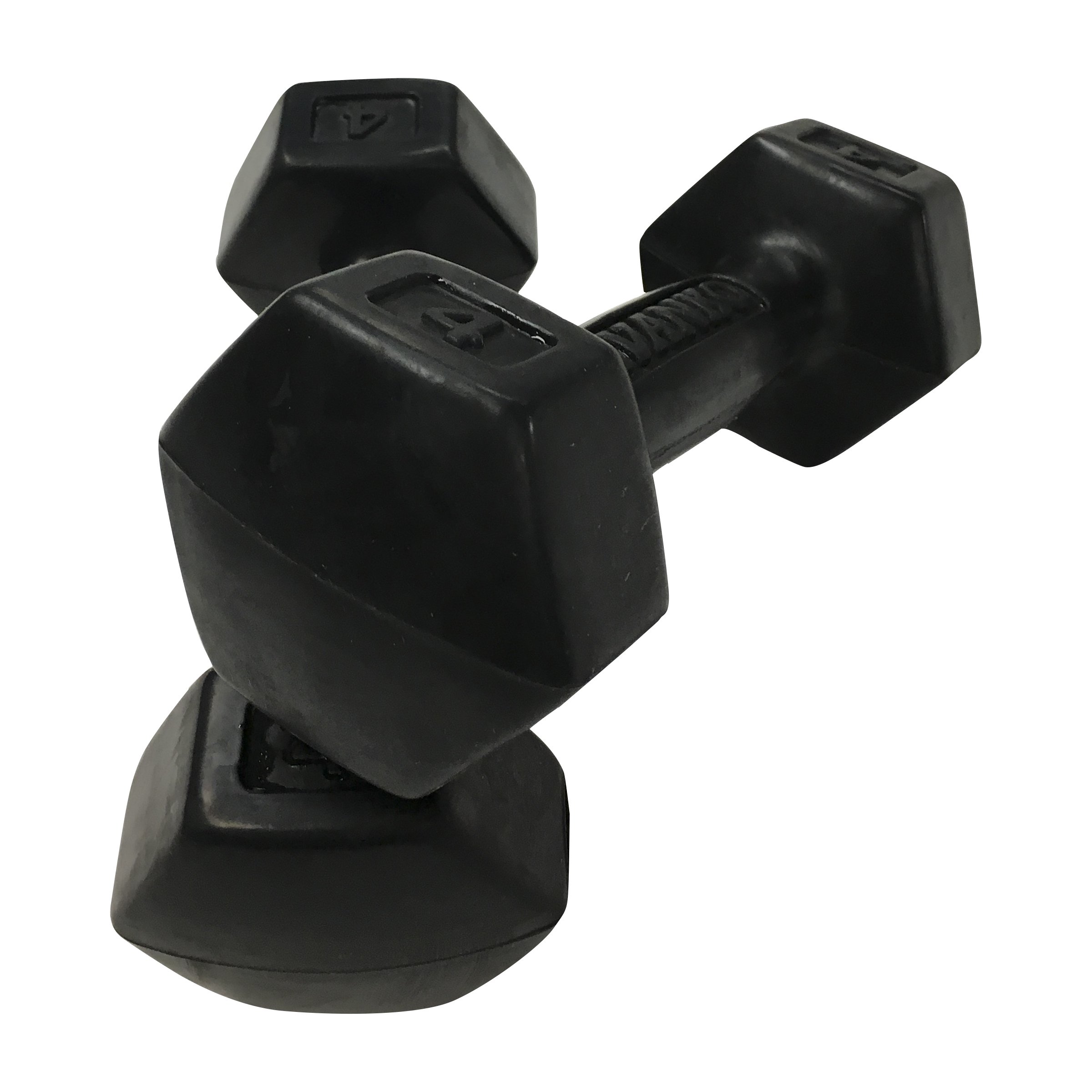 Ivanko Rubber Dumbbells, 4 lbs (PAIR)