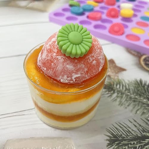 Miniatura 5 de Moldes de silicona de chocolate con margarita, moldes de caramelo de gomita para decoración de pasteles, molde de fondant de silicona con raspador