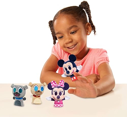 Miniatura 2 de Disney Junior Music Lullabies - Marionetas de dedo, incluye Mickey Mouse, Minnie Mouse, Bingo y Rolly