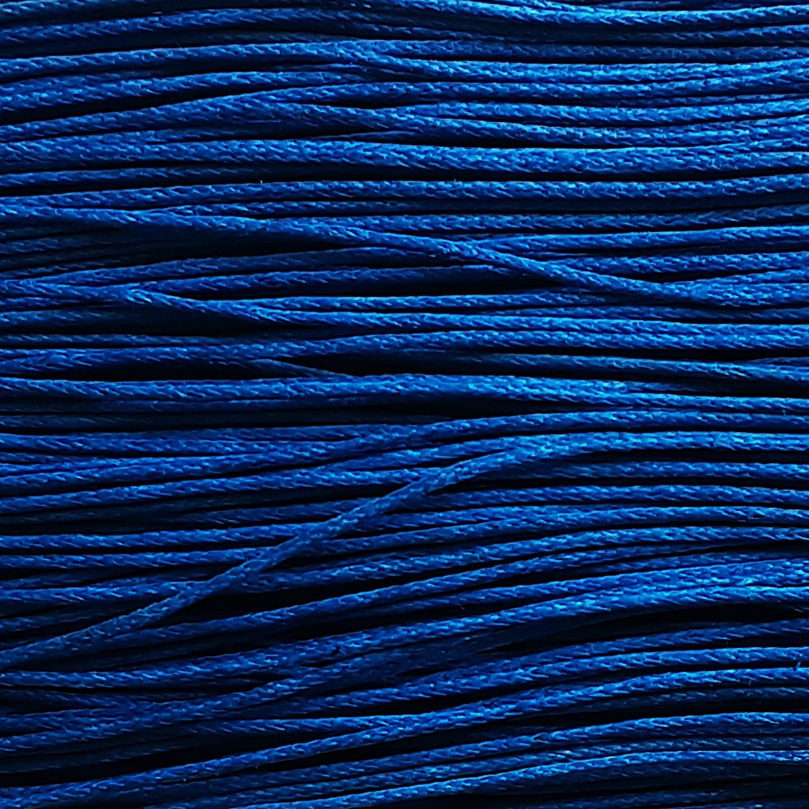 Mart-Mon 14. Navy Blue Cotton Waxed 100% Natural 1Mm 30M / 21 Colors Jewellery Making & Bracelet Necklace Craft,Decorating Stringing (14. Navy Blue)