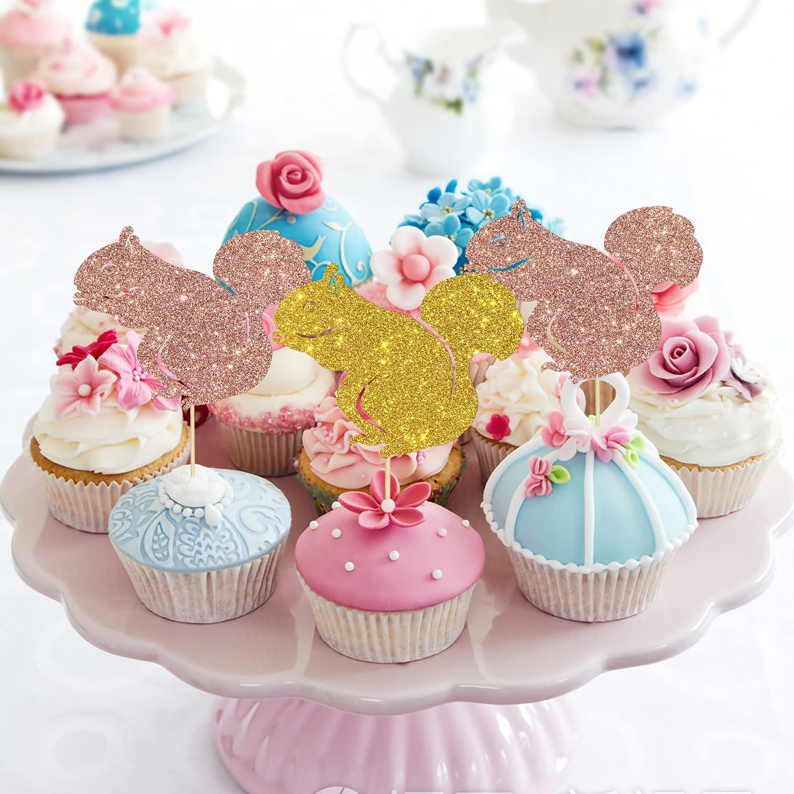 Squirrel Cutouts 12 Pieces Table Centerpieces Double Sided Birthday...
