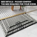 Waffle Bathroom Rugs, Extra Soft and Absorbent Non Slip Bath Mat Washable Boho Bath Rug, Rubber Backed Shower Mat for Bathroom Floor, Bathtub and Shower, 24x36