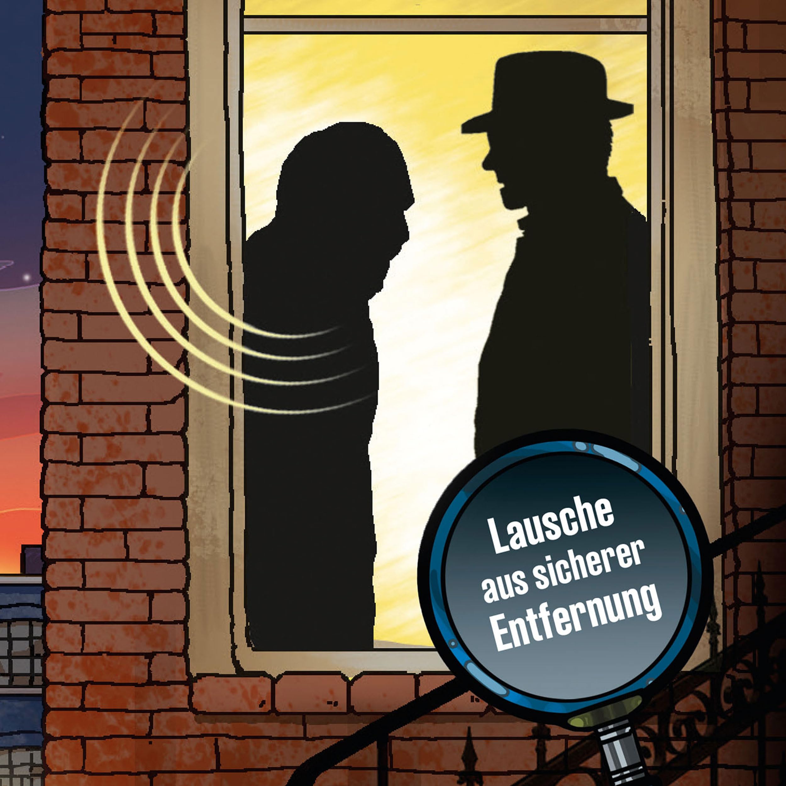 Kosmos Die DREI Spioncino Acustico 632496, Detective Gadget, Giocattoli Detective, Attrezzature Agente per Bambini da 8 Anni, i Tre Punti interrogativi Giocattoli, Attrezzature Detective, Set