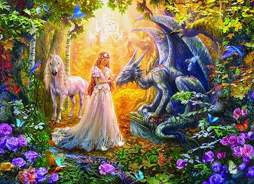 Vista 142 de EuroGraphics - Rompecabezas Hermoso Cabello, 100 piezas