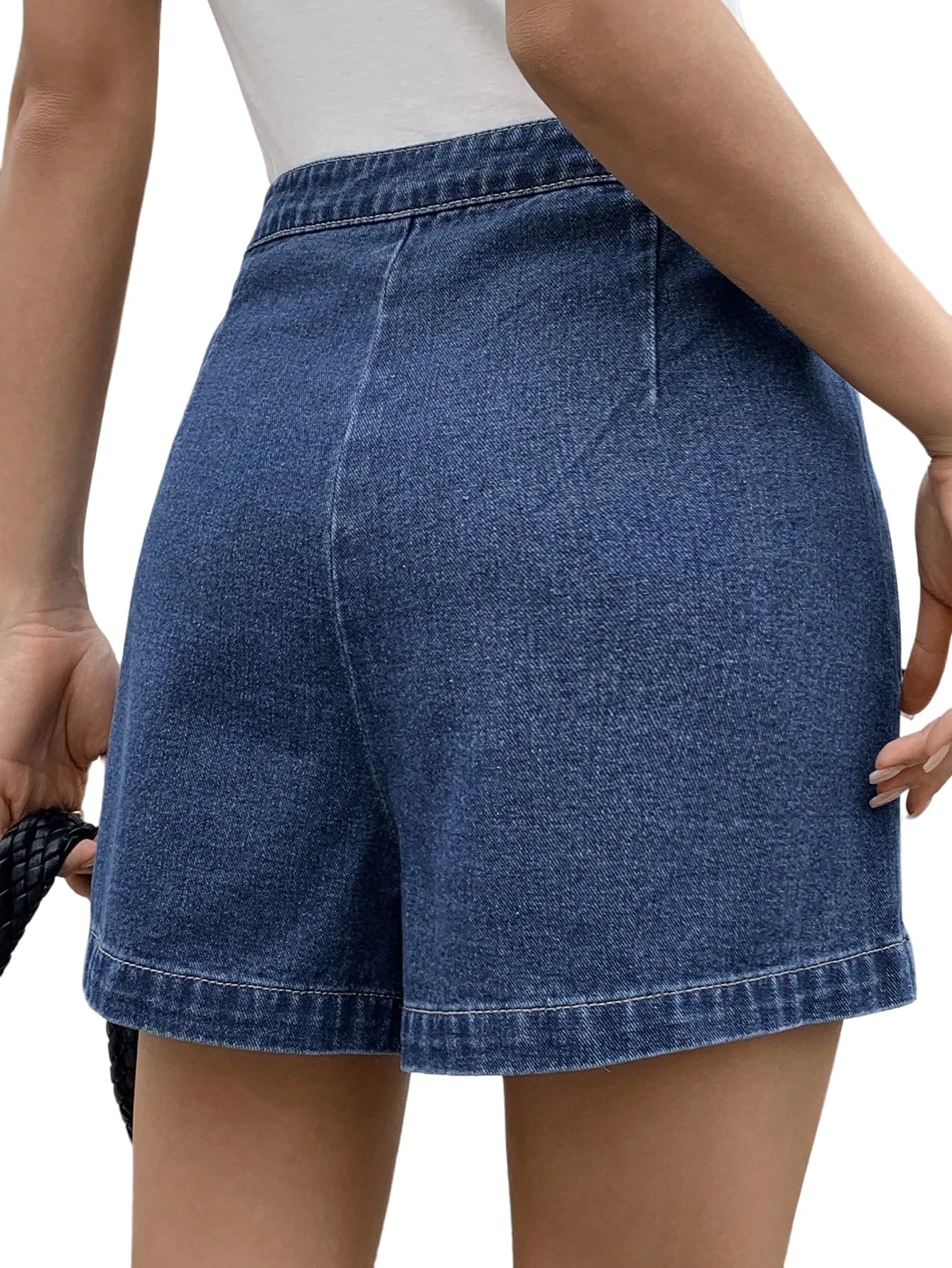 SOLY HUX Falda vaquera para mujer Y2K Leoparden Jeans Shorts Verano Falda Vaquera Skort Pantalones Cortos de Verano Leo Vacaciones Casual Minifalda