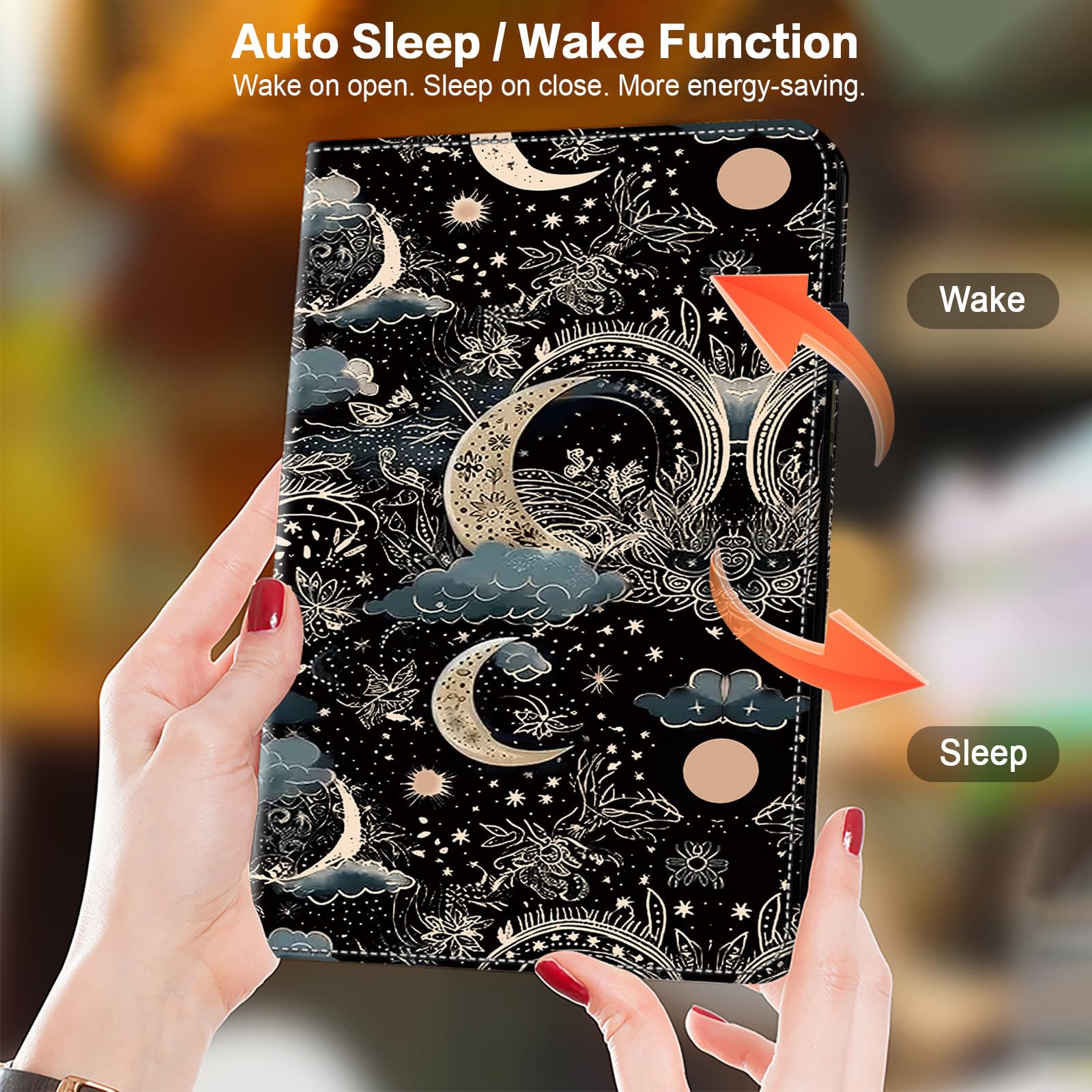 Case For IPad Air 3 (2019) & IPad Pro 10.5 – Slim Patterned Cover With Multi-Angle Stand, Plum Blossom Design-333479