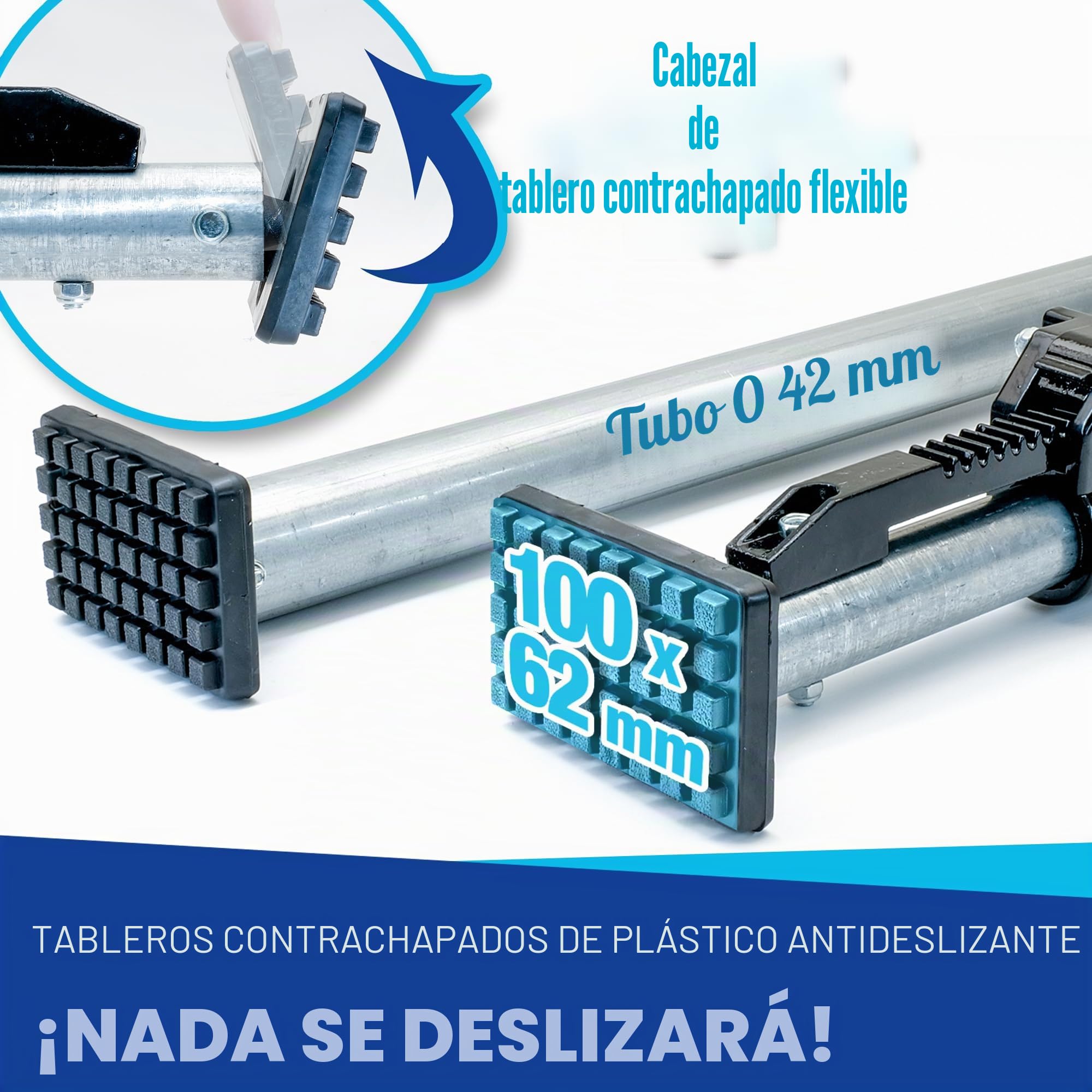 NTG Barra de sujeción de 1630 a 2000 mm – Barra extensible para asegurar el transporte de camiones, remolques y furgonetas – Barra de seguridad de carga de aluminio resistente con función de bloqueo