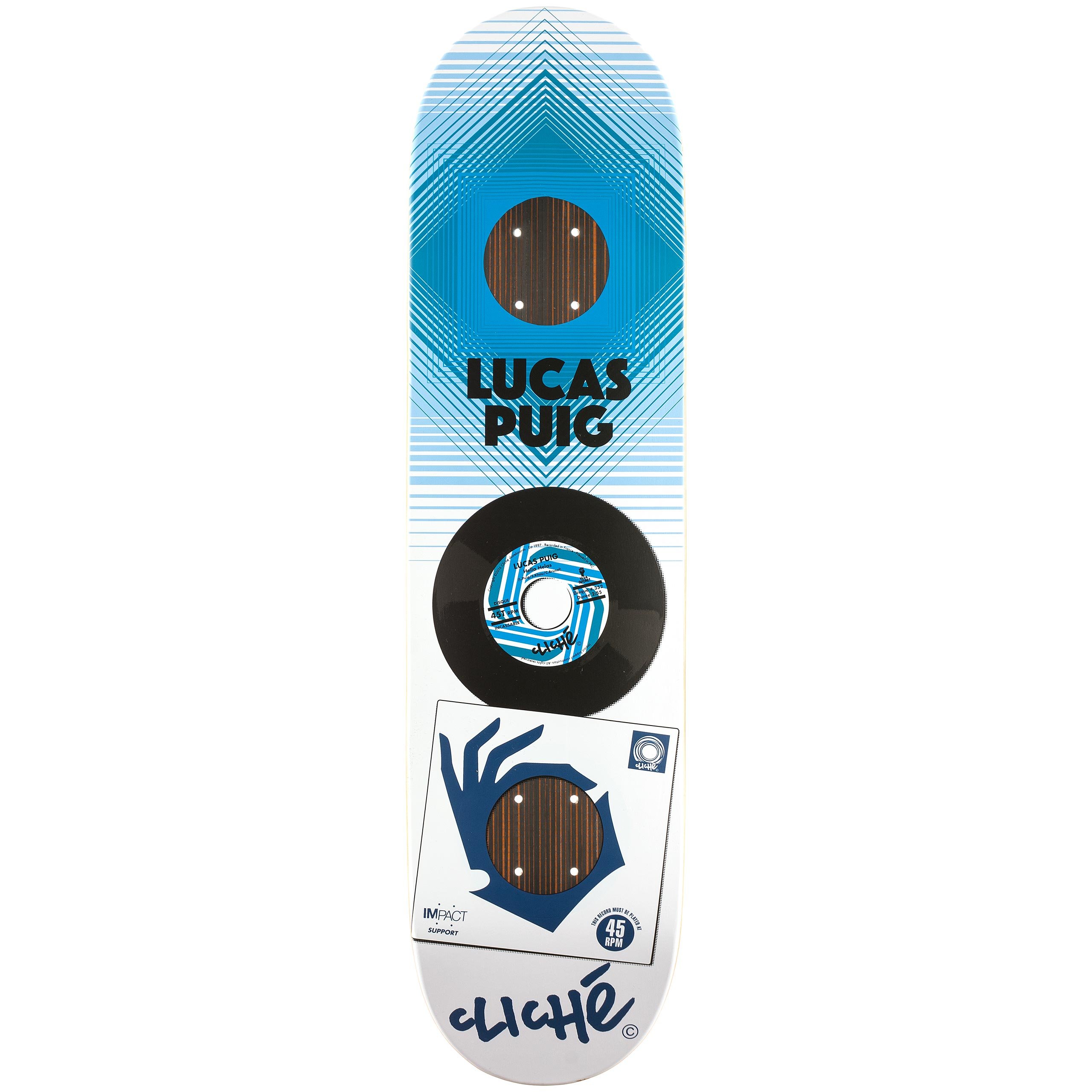 Cliche Vinyl 45T Lucas Puig 8.125 Deck : Amazon.ca: Sports & Outdoors