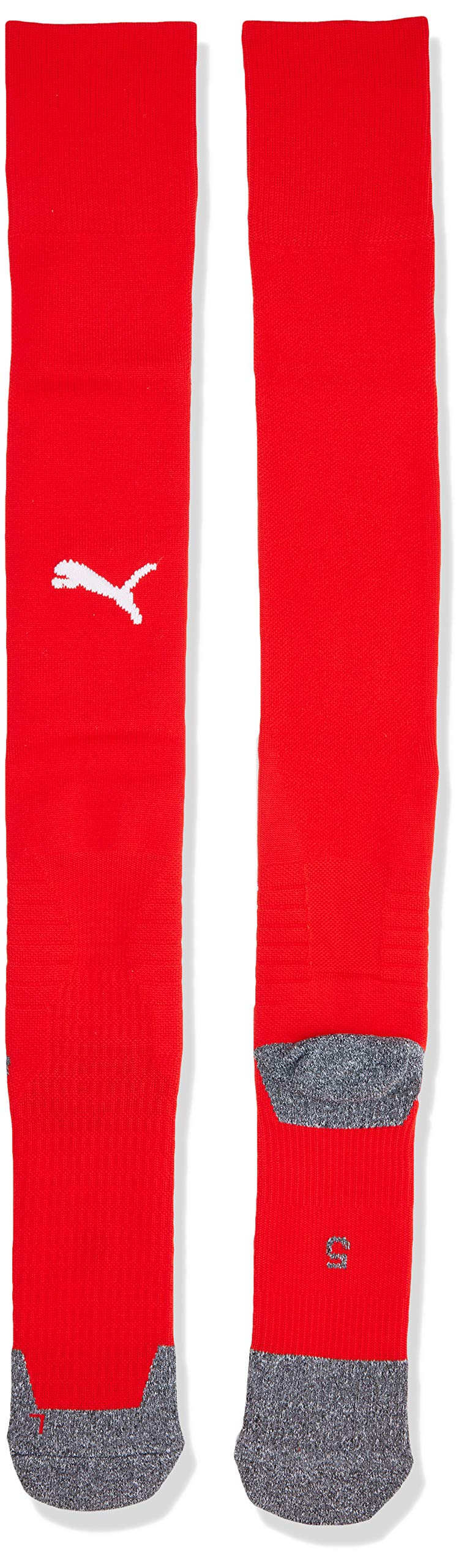 PUMA Unisex Team liga sokker Socken, Puma Red-Puma White, 43-46 (Herstellergröße: 4) EU