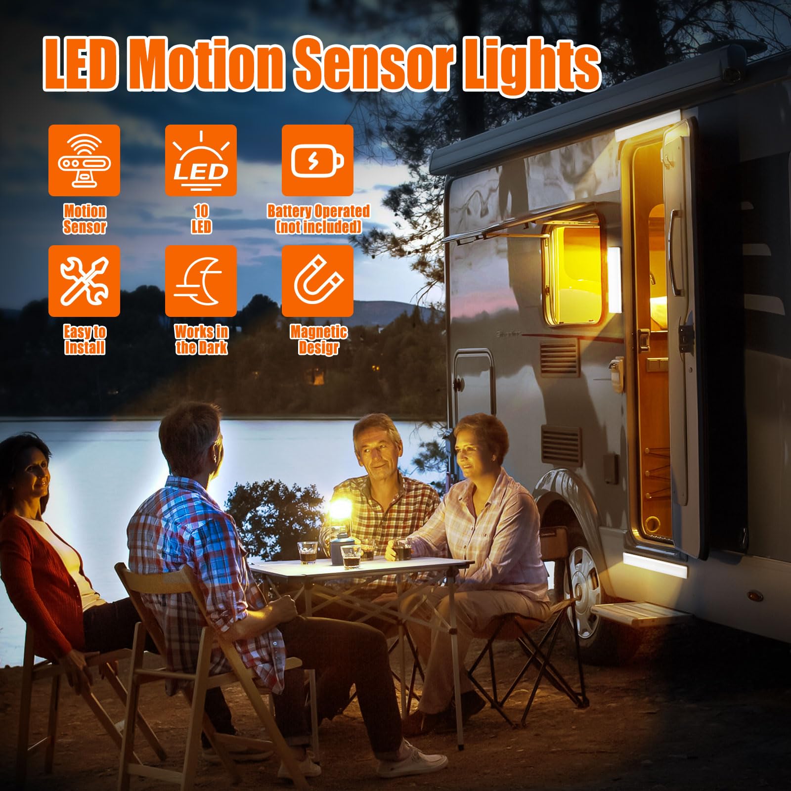 Camper Exterior Led Step Lights Dream Lighting 2.6