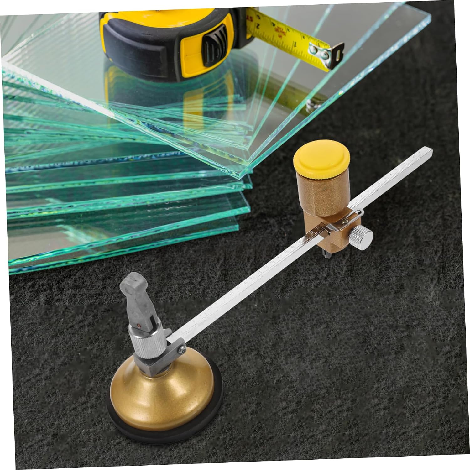 ULDIGI Adjustable Glass Knife Hole Opener Circle Cutting Jig Cutter Tool Glass Cutting Tools Craftsmanship