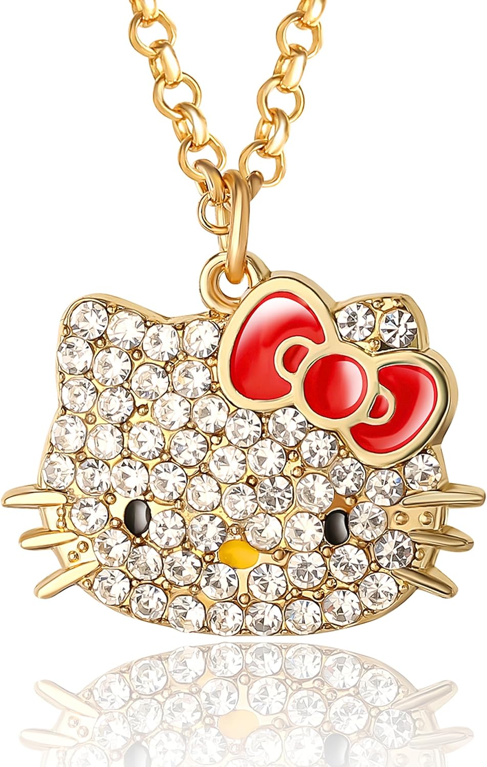Minnie Mouse Earrings For Women Official License - Gold-Tone Hoop Earrings With Multicolored
