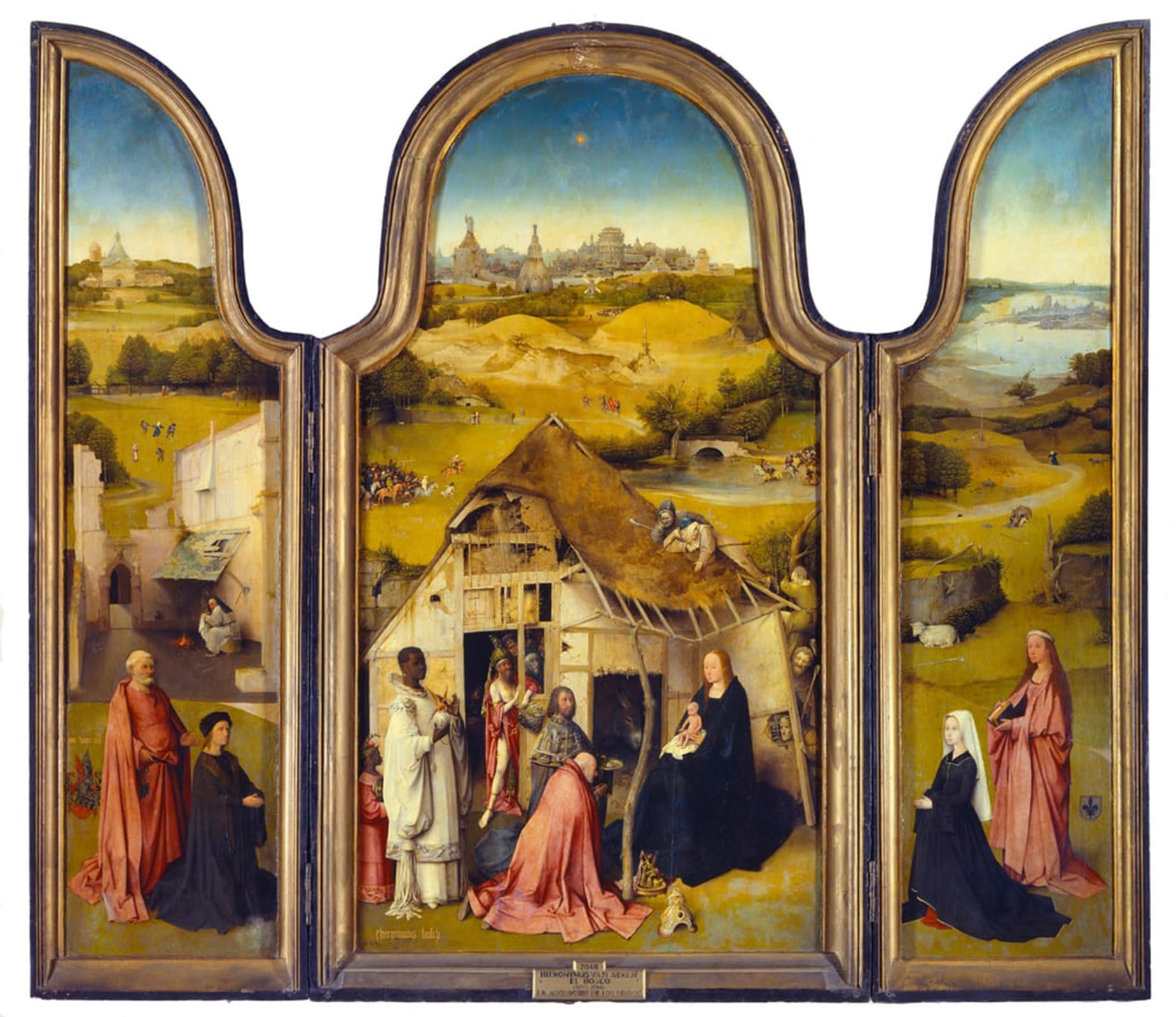POSTERIIk Famous Modern Artwork Art Mural the Last Judgement by Hieronymus Boske Oil Paintings Pictures for Home Decor 60x90cm