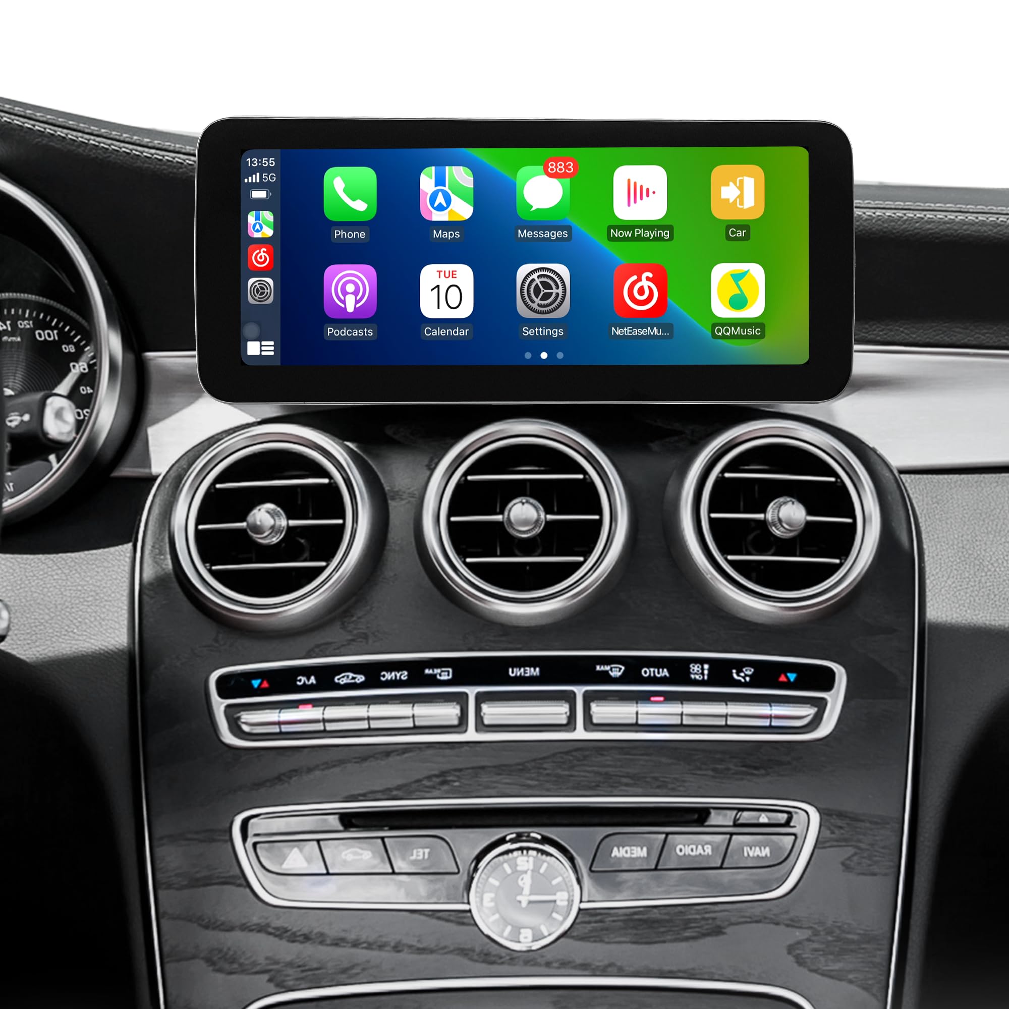 Upgrade 7 to 12.3-inch Touch Screen for Mercedes MBUX GLC X253