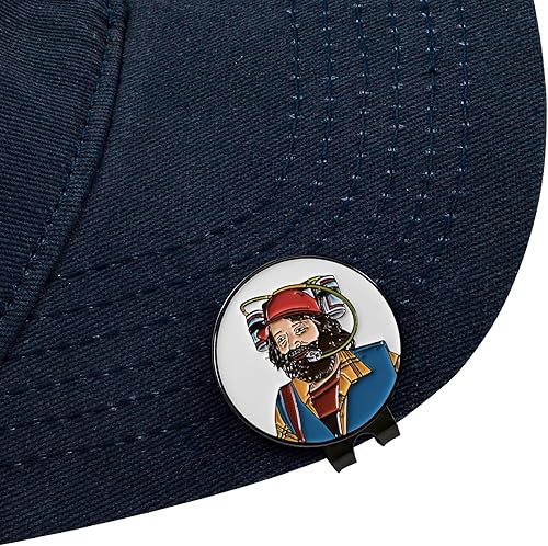 Miniatura 2 de Marcador de pelota de golf con clip magnético para sombrero, divertido regalo de golf