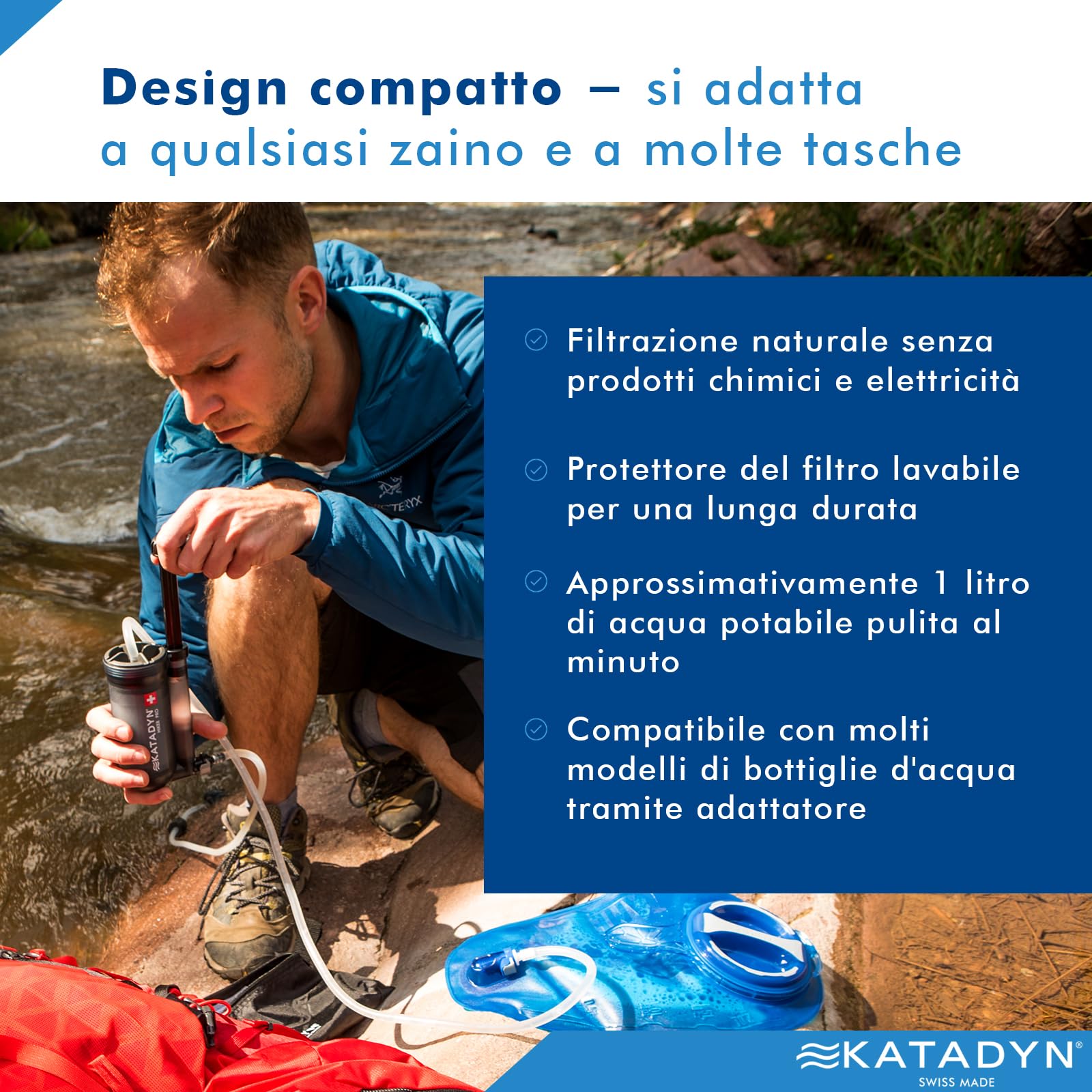 Katadyn Hiker Pro Filtro Filtro dell'acqua