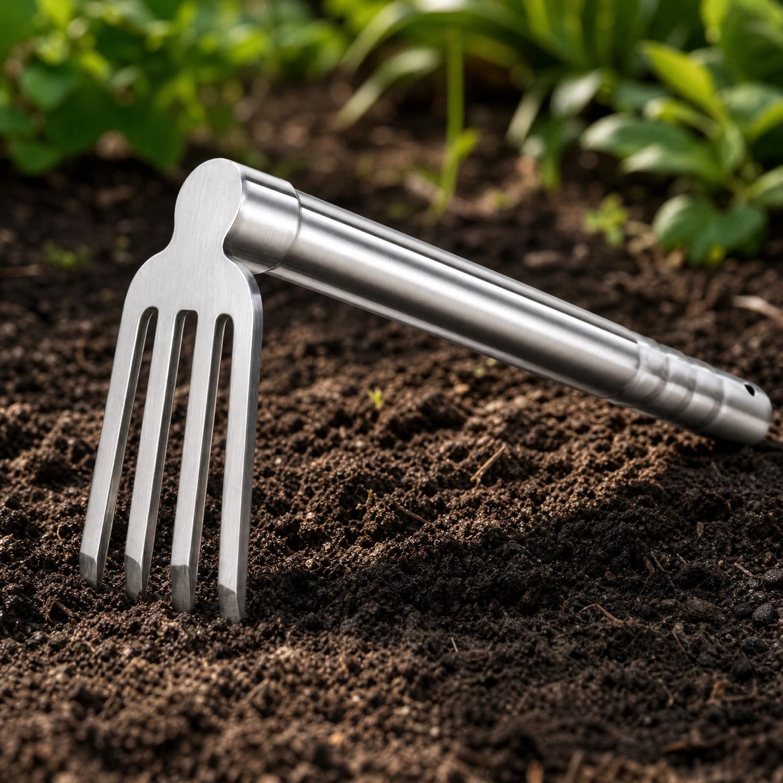 Attrezzo da Giardino in Acciaio Inox 304 con Manico Maneggevole Attrezzi Manuali da Giardino Antiruggine per Fioriti, Stile C
