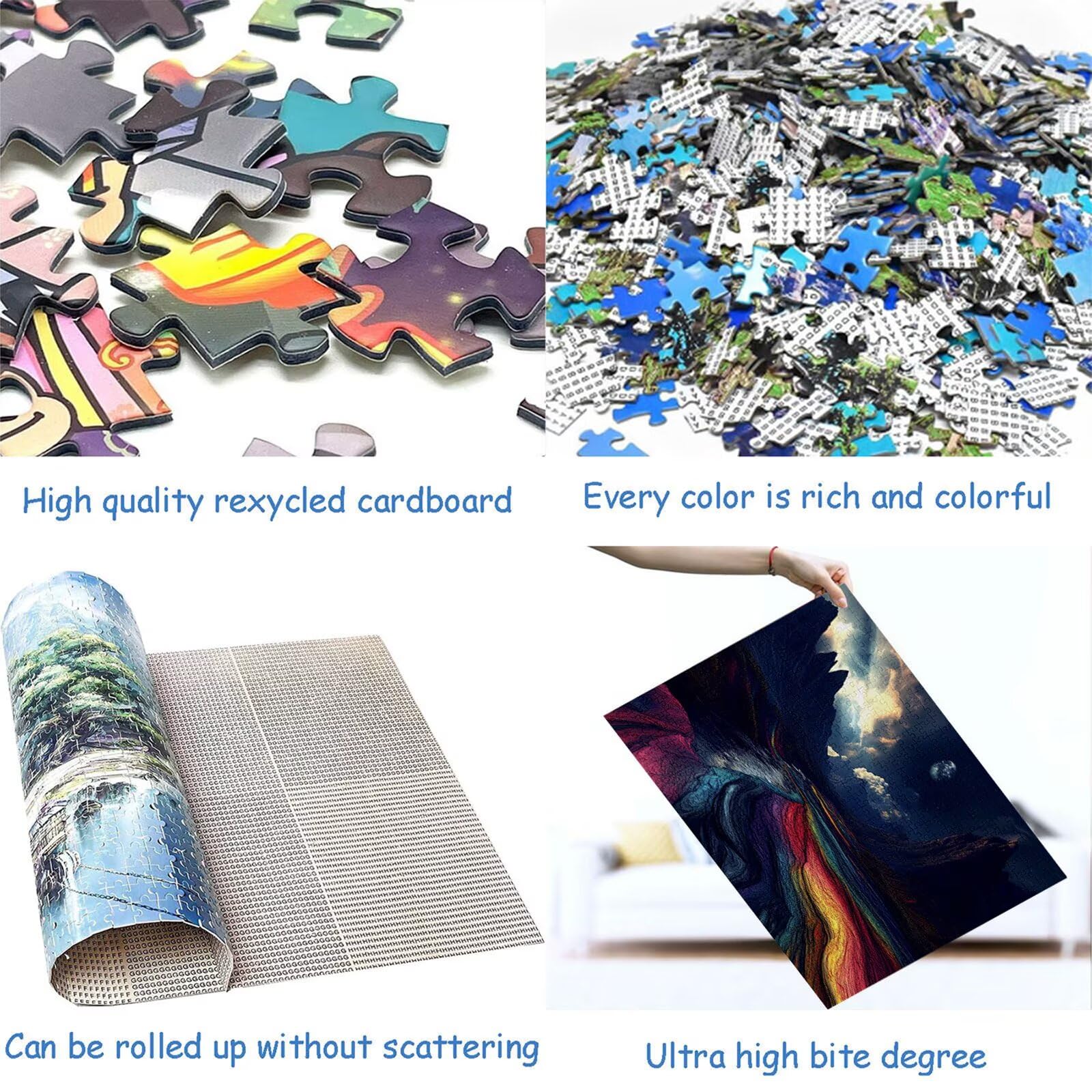 Puzzle 2000 elementów Krajobraz Dorosły Góra 100 x 70 cm Rzemiosło Klasyczne 3D Drewniana układanka do rodzinnych gier aktywności, układanka do samodzielnego wykonania nawet do dekoracji ścian domu
