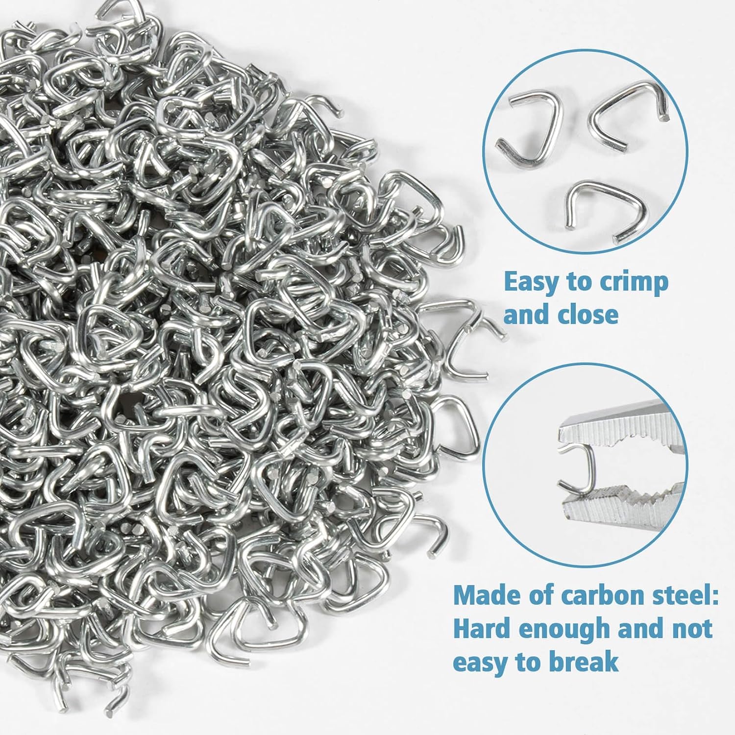 Sukh 650PCS Galvanized Hog Rings - Hog Nose Rings Philippines | Ubuy