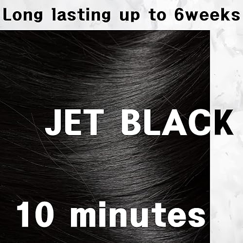 Miniatura 5 de Edbe Tinte para el cabello Easy Comb Jet Black (paquete de 2)  Tinte para cabello gris, bigote y barba para hombres con un kit de aplicación