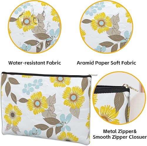 Miniatura 3 de Bolsa de maquillaje abstracta, mini bolsa de aseo portátil de viaje, organizador de brochas de maquillaje, accesorios estéticos, bolsa de