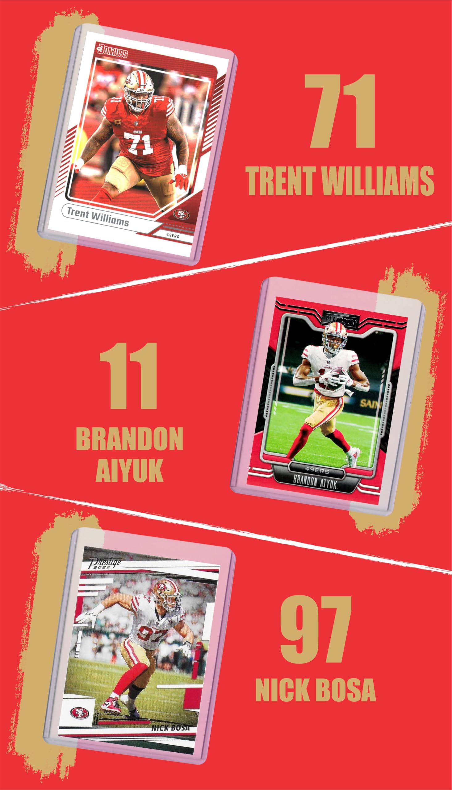 ツナファミリー PRカード 2024 Panini Mosaic Montage Christian McCaffrey San Francisco 49ers