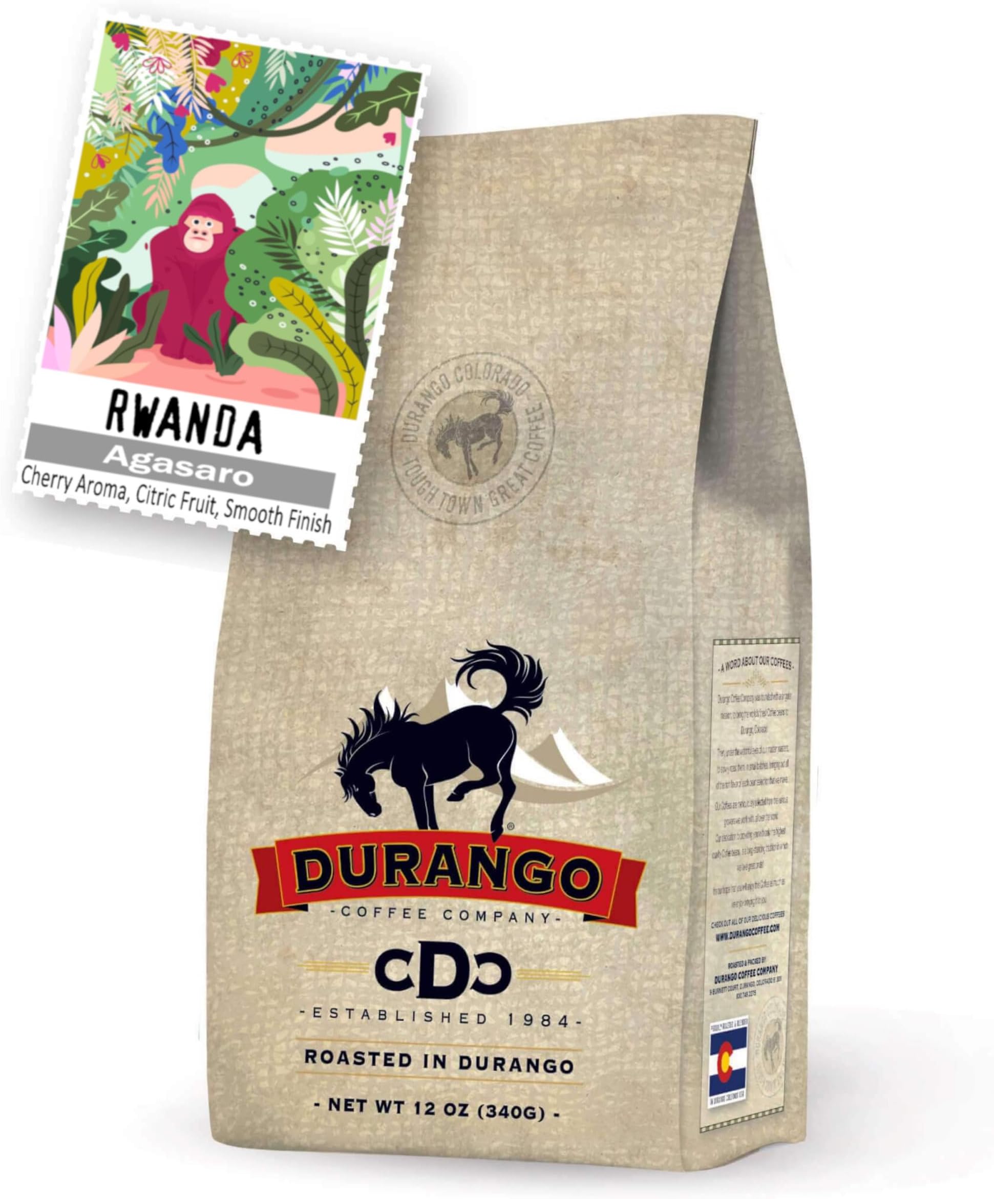 Rwanda Agasaro (Coffee Beans, 12oz)