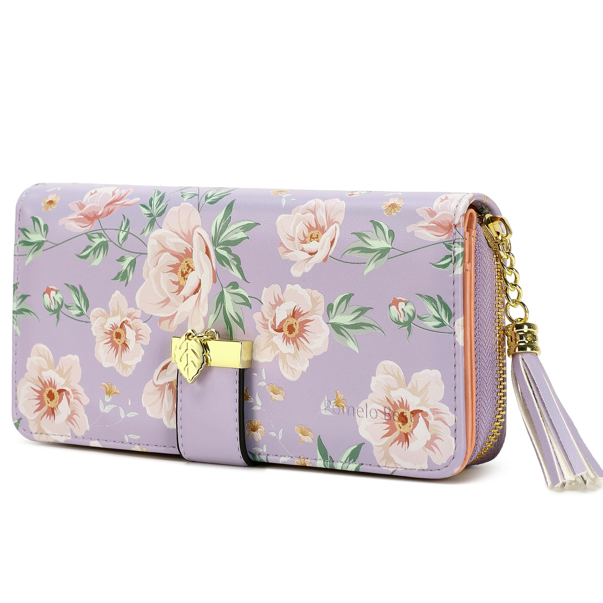 Pomelo BestWomen Wallets RFID Ladies Purses with Multiple Card Slots and Roomy Compartment
