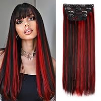 Vista 16 de Extensiones de cabello con clip de Vigorous, extensiones de cabello ondulado de color rubio ceniza mezclado con rubio decolorado, extensiones