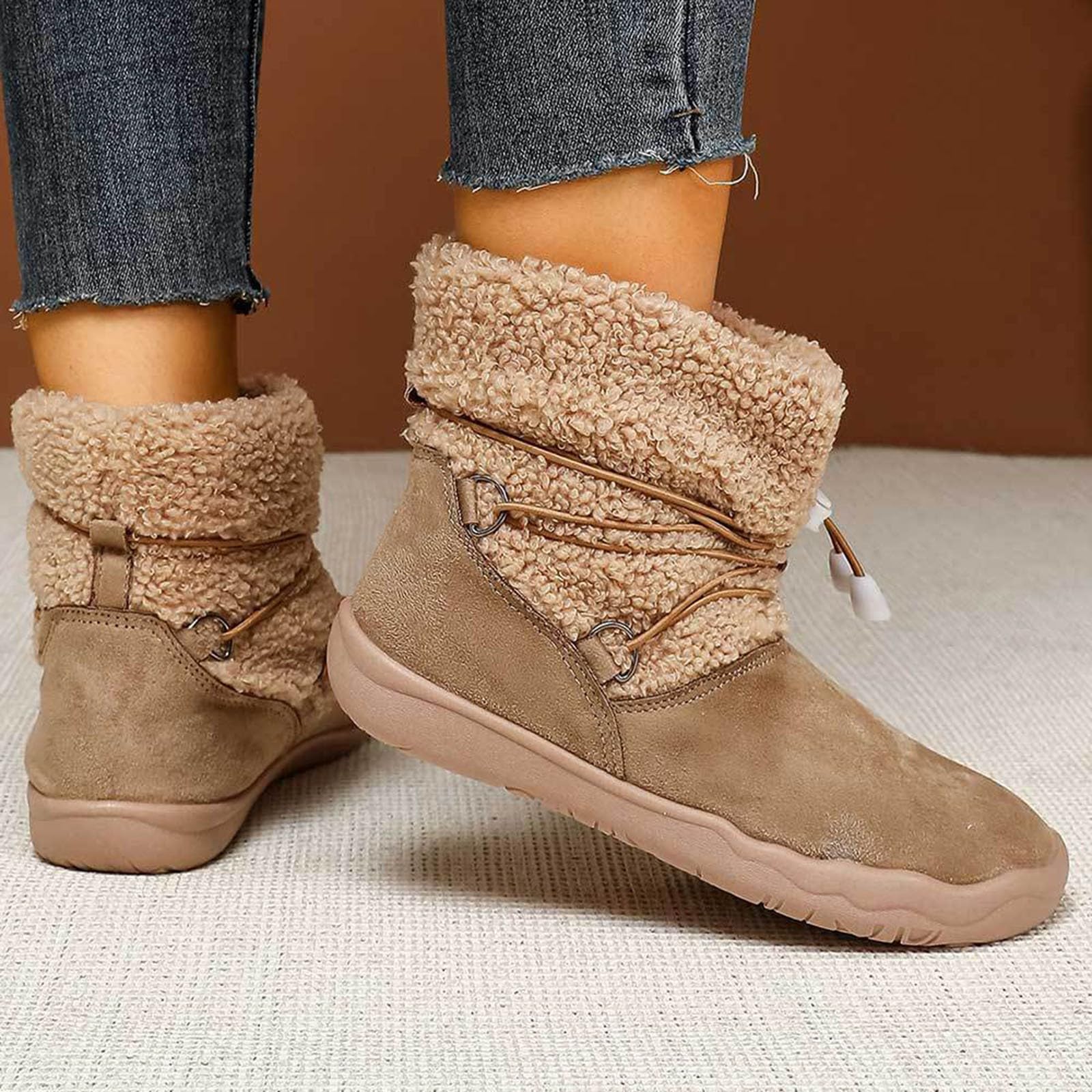 Ciabatte Donna Pantofole Donna Scarpe Pelose Lana Cotta Scamosciate Stivaletto Coppia Lui Lei Da Casa Uomo Pelo In Blu Invernali Chiuse Feltro Il Pelliccia Calde 35 Memory Foam Babbucce Con Zeppa