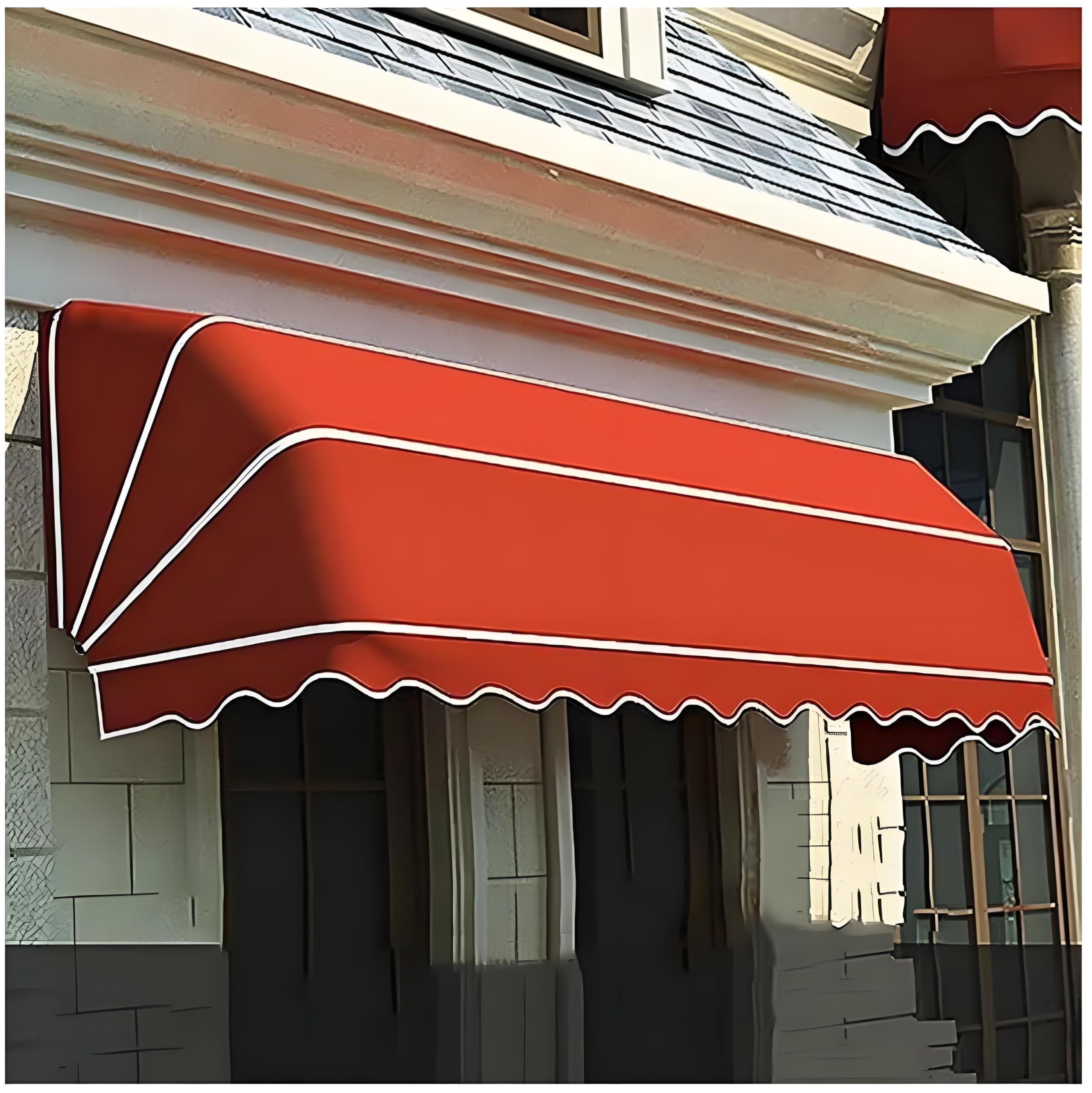 DLLDQBD Retractable Awning with Complete Frame, Fabric and Mounting Hardware, Ideal for Residential and Commercial Applications(Size:180x60x60cm,Color:C)