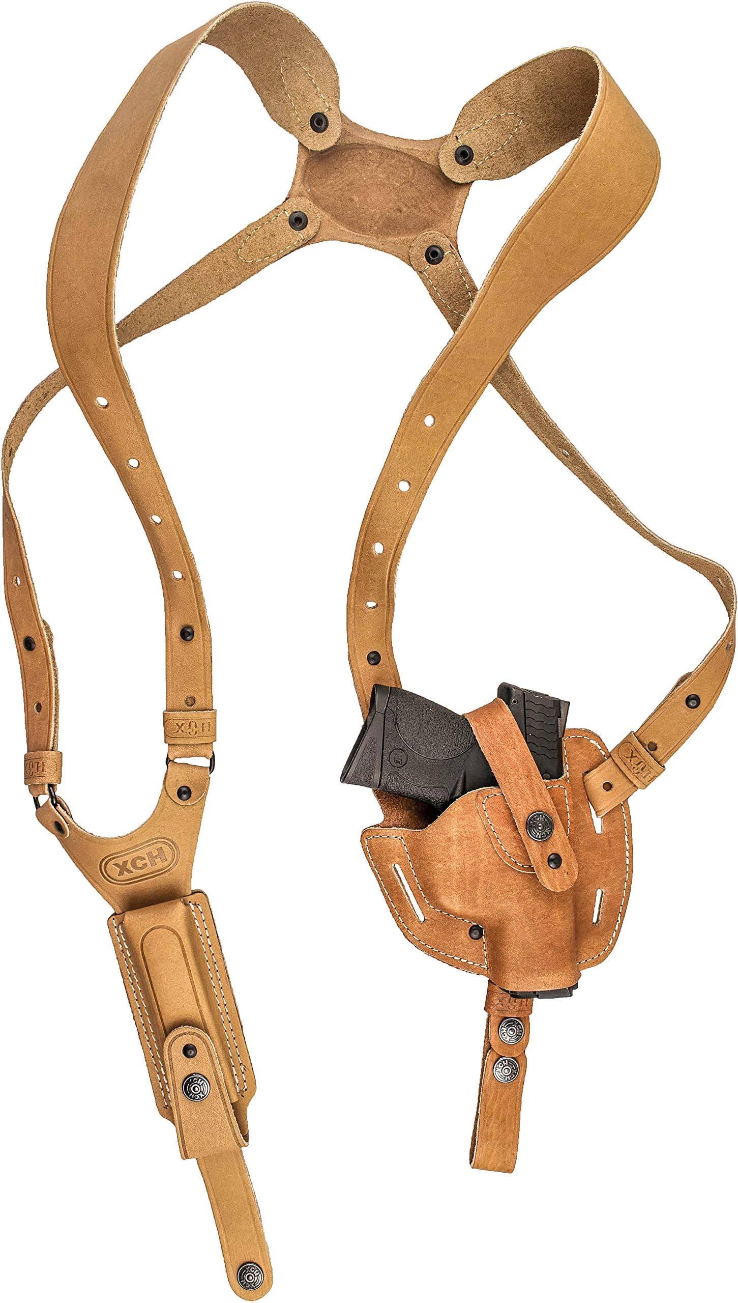 XCH Shoulder Holster for Sig Sauer P938 / P238, M&P Compact, M&P Shield, Springfield 911, Glock Slimline Series: -36, -43, -42, Colt Defender