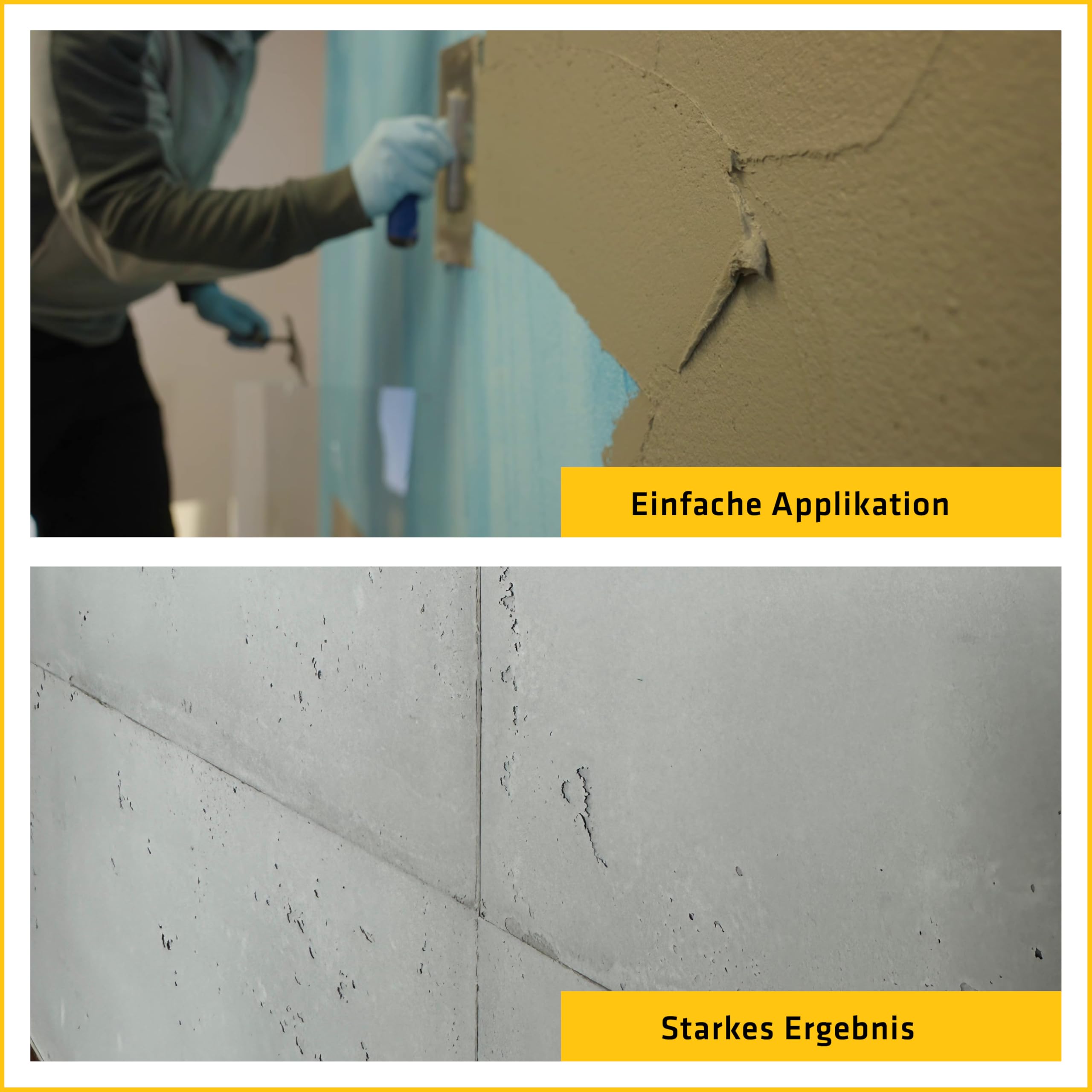 SIKA - Designspachtelmasse Betonoptik - SikaWall-550 Magic - 3kg | Für moderne Wandflächen in Betonoptik - Edler Beton-Look - Dekorative Gestaltung - Einfache Verarbeitung