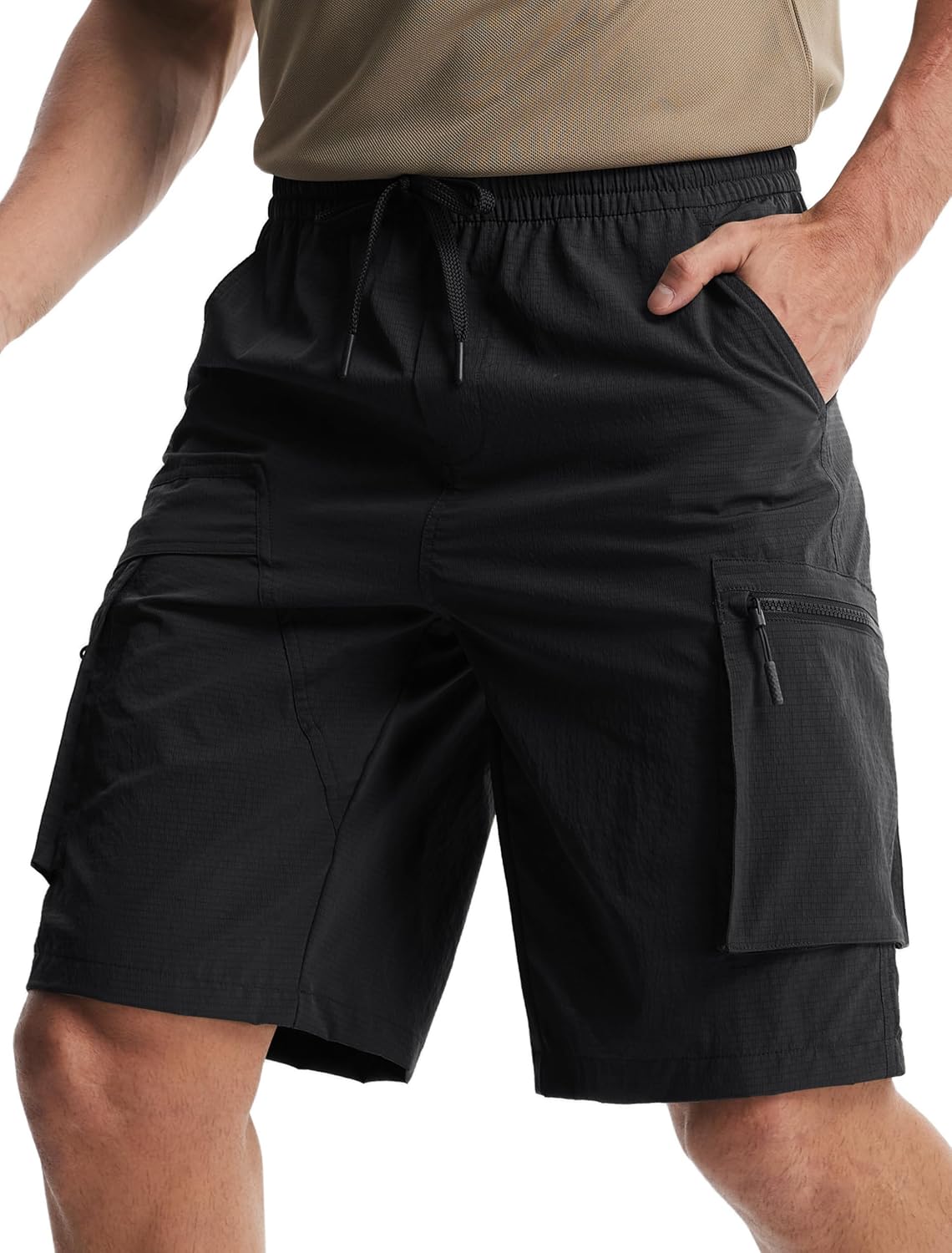 Libin Men's Shorts Casual All Day Comfy Quick Dry Lightweight Cargo Hiking Shorts Breathable Outdoor Sports Travel