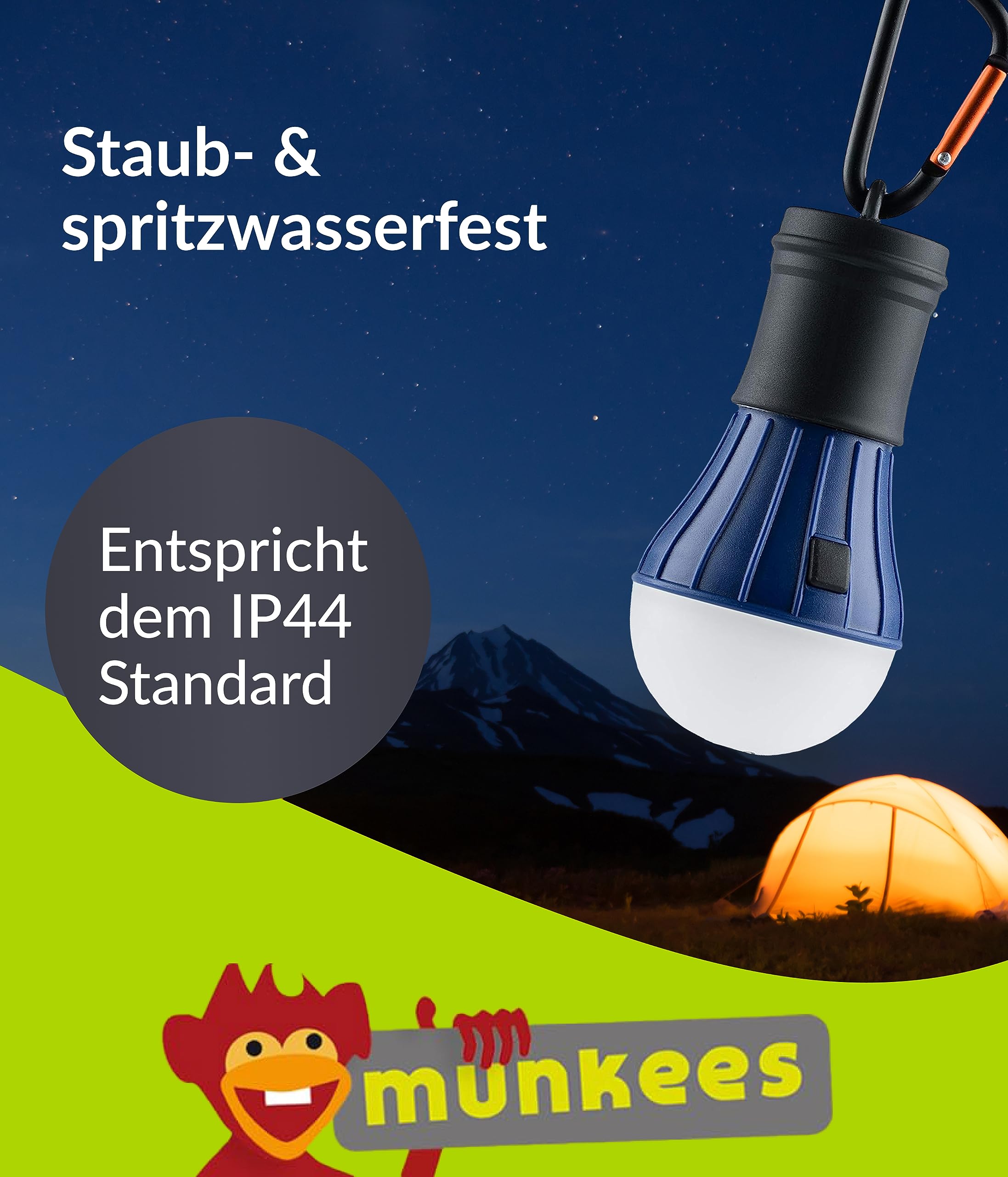 munkees led tent lamp Camping Blue Just like the real Typ:13.0/6.0(Dachhimmel) Laufjacken105 ROSE Bikes Beratung &
