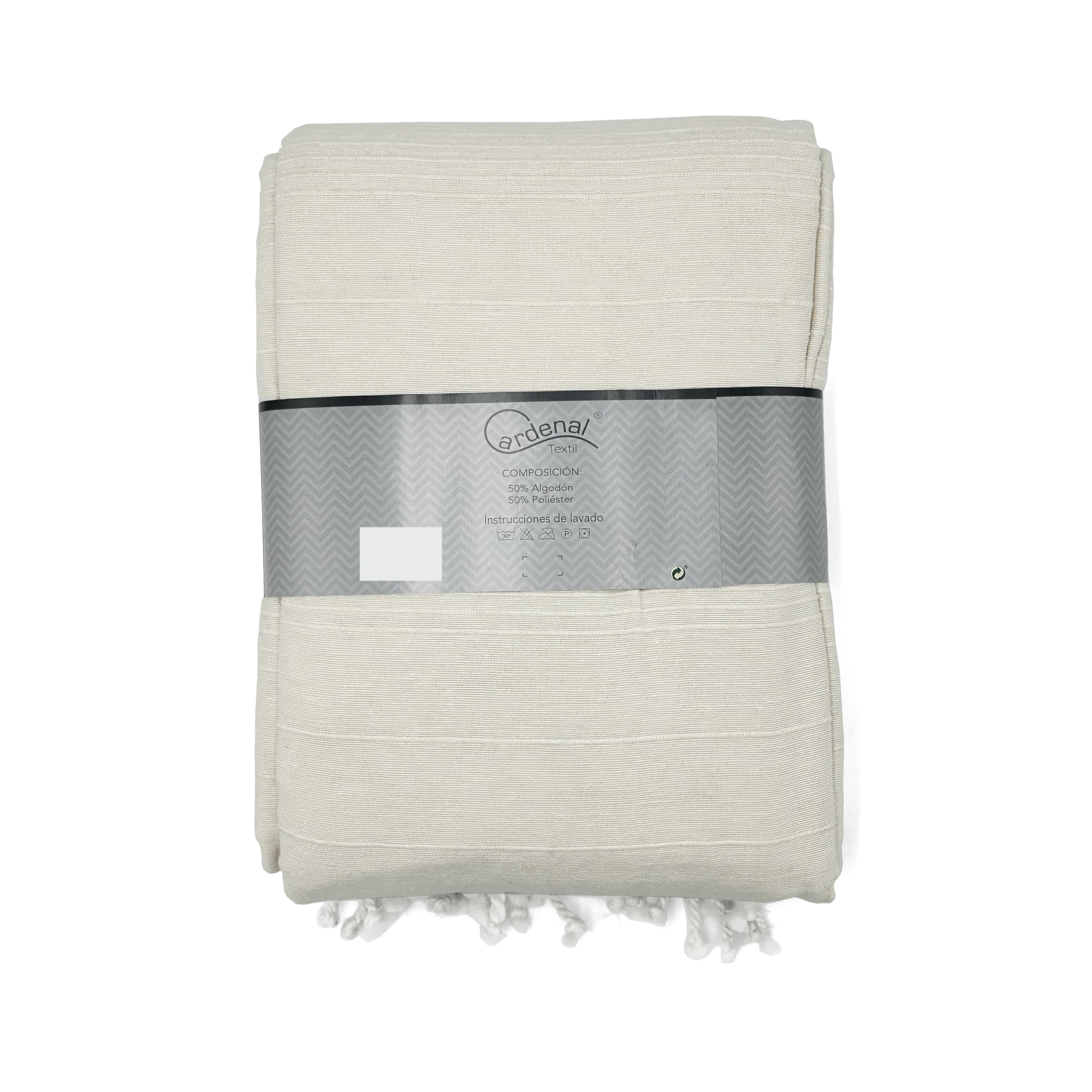 Cardenal Textil - Peñíscola Echarpe Multi-usages, Couverture de lit, Housse de canapé - Crudo - 260 x 300cm