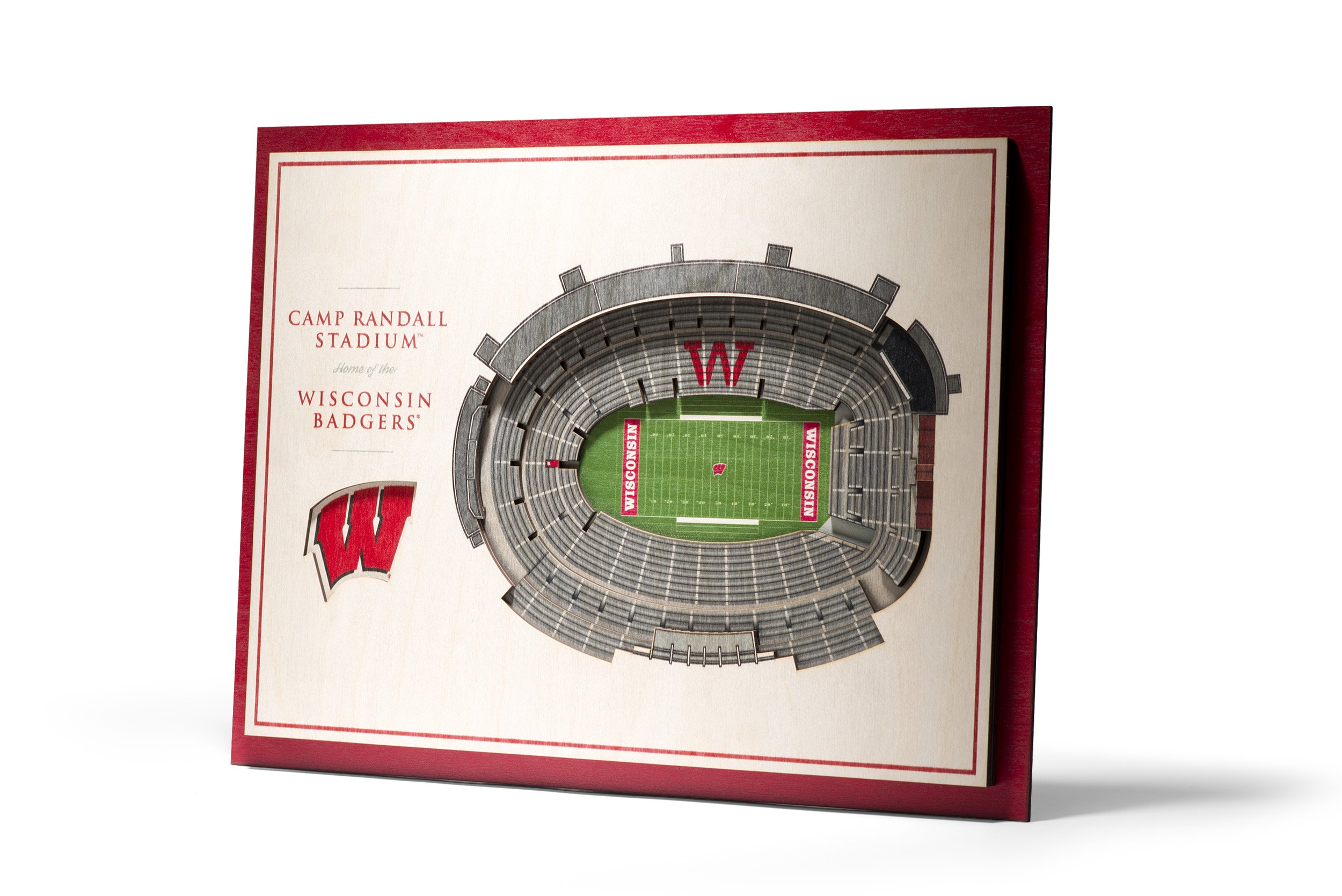 youthefan ncaa 5-layer stadiumview wall art