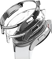 Vista 13 de Ringke Funda delgada [paquete de 2] compatible con Samsung Galaxy Watch 4 Classic de 1.654 pulgadas, bisel clásico Watch4 [solo marco] cubierta dura