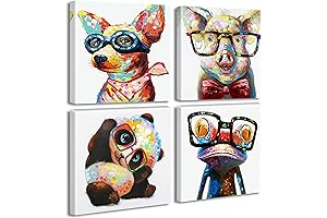 Funny Canvas Wall Art Cartoon Print For Kids Room Decor