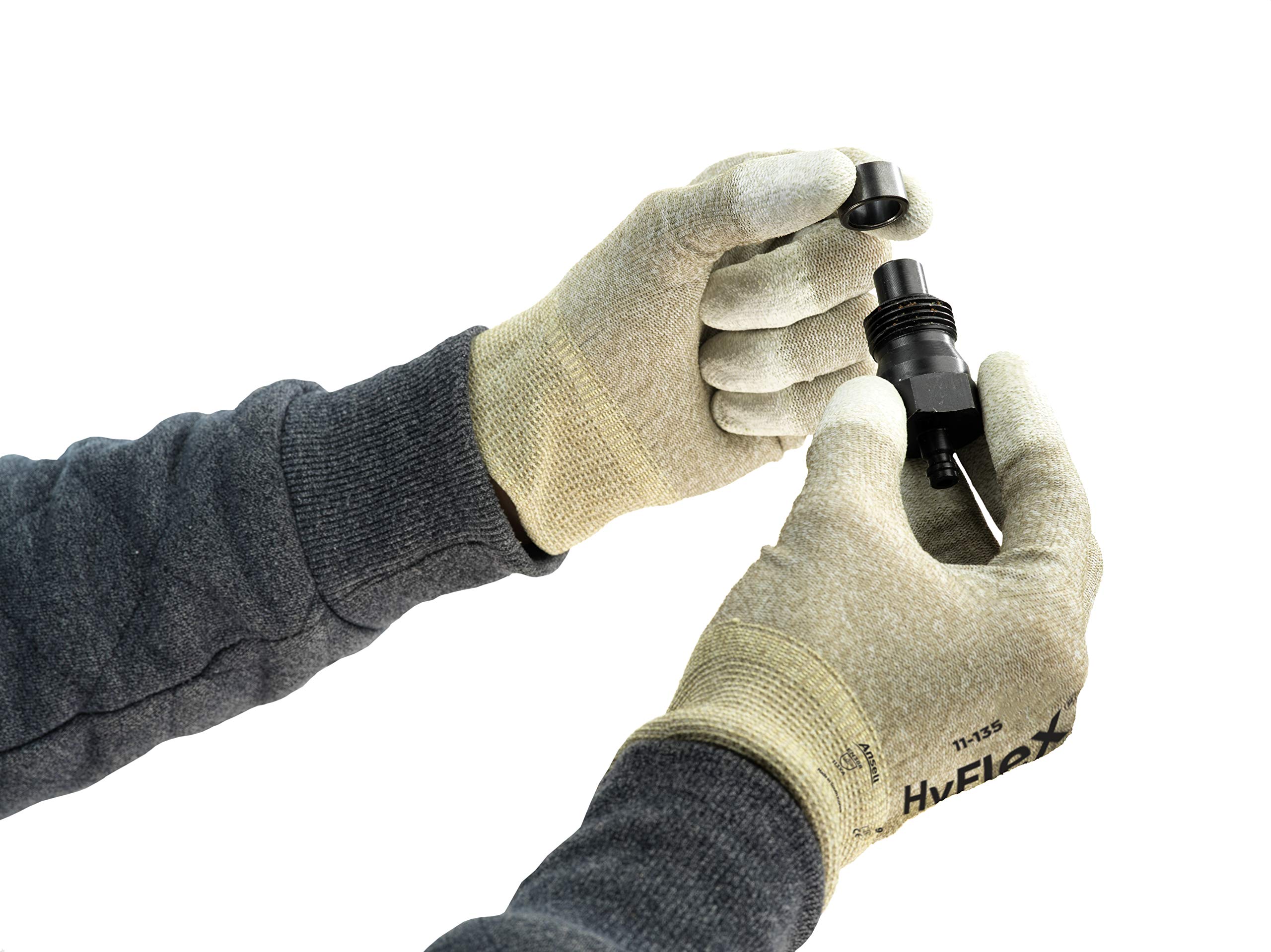 Ansell HyFlex 11-135 Fines Especiales Guante, Protección Mecánica, Talla M (12 Pares)