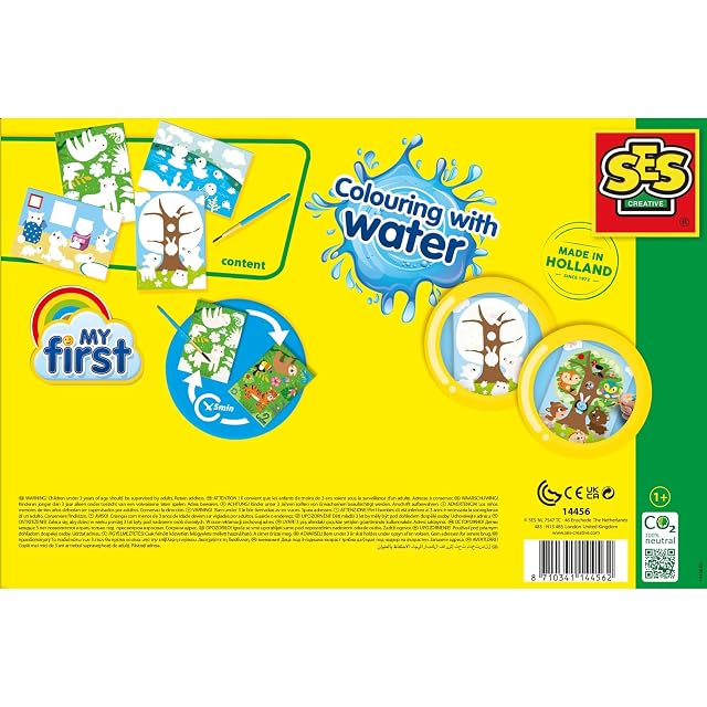 Foto 3 de 5 de SES Creative Colorear con agua - Animales escondidos