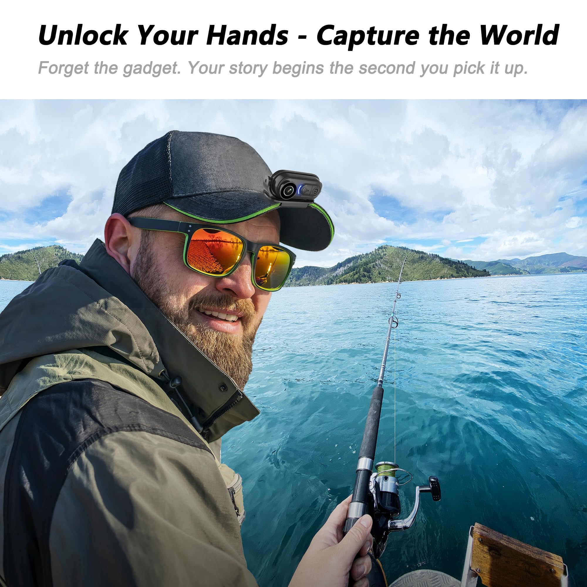 Mini caméra 4K avec caméra d'action portable de taille de pouce
