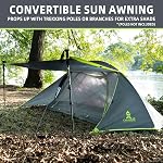 1 Tente pour le camping – Tentes de camping étanches au vent, Tente simple pour moto, Randonnée, Vélo, Extérieur
