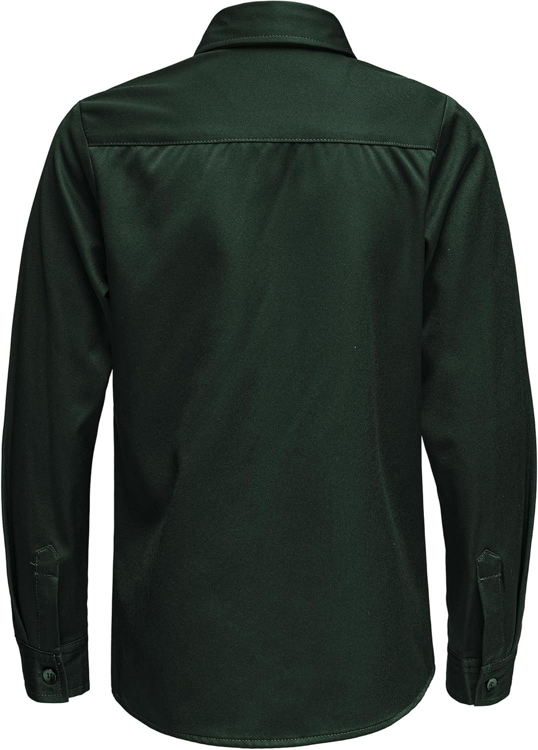 Boys Stretch Wrinkle Free Dress Shirts Button Down Shirt Long Sleeve Formal School Uniform Shirts - Image 3