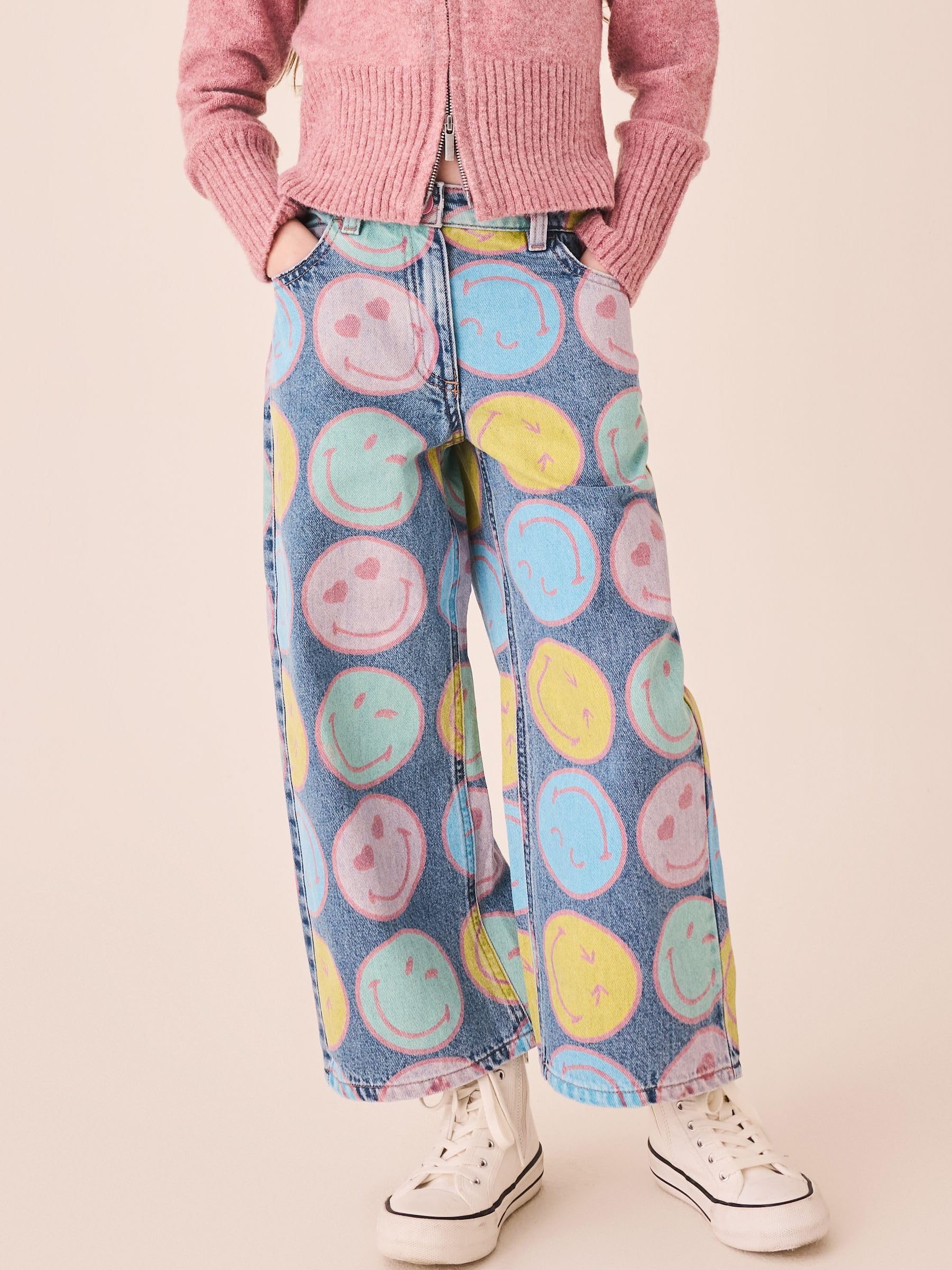 NEXT Ragazza Jeans con Gamba Ampia